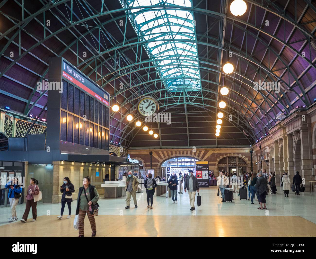 Le Grand Concourse de la gare centrale, Sydney. Banque D'Images