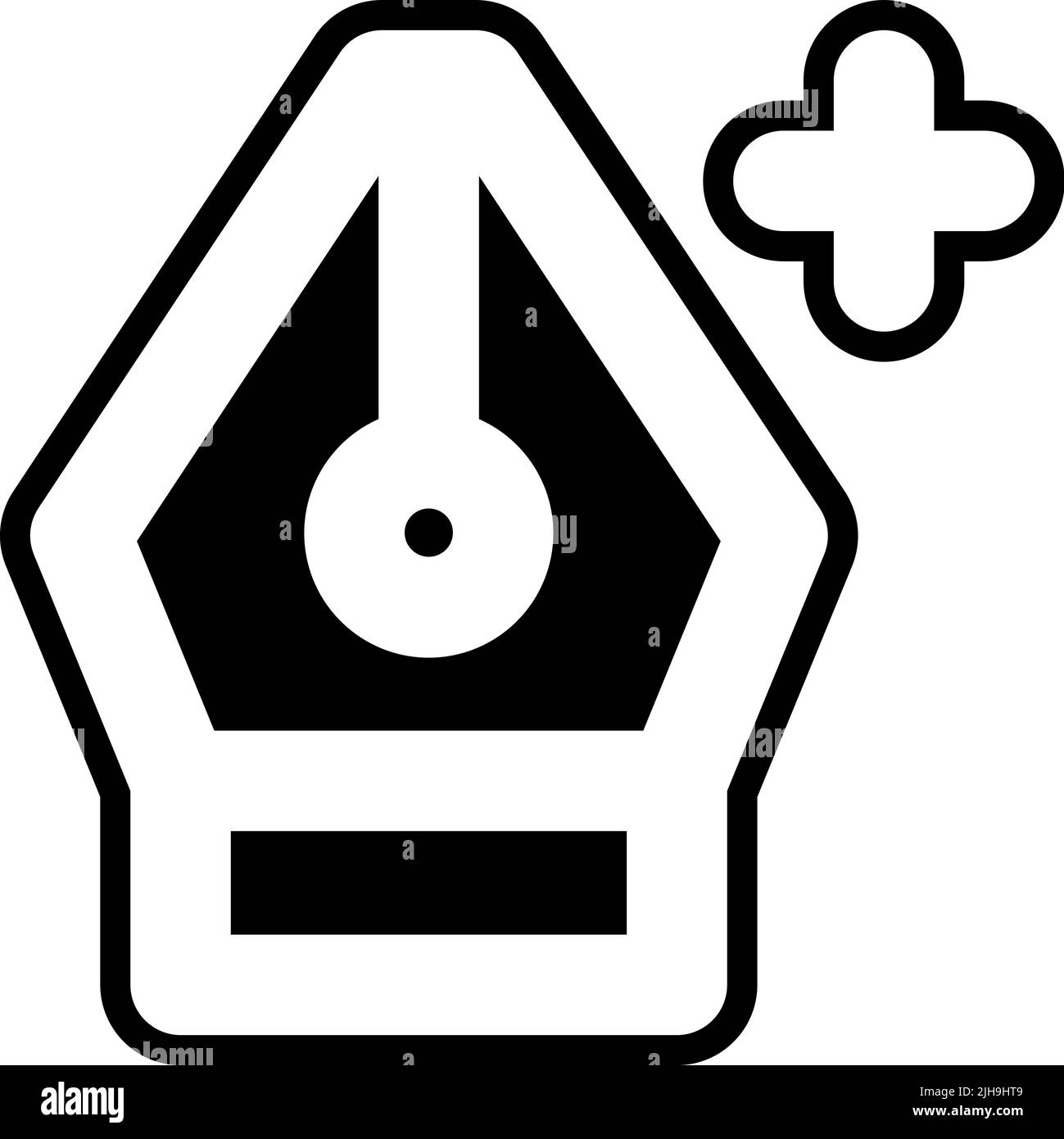 Outil stylet graphique . Illustration de Vecteur