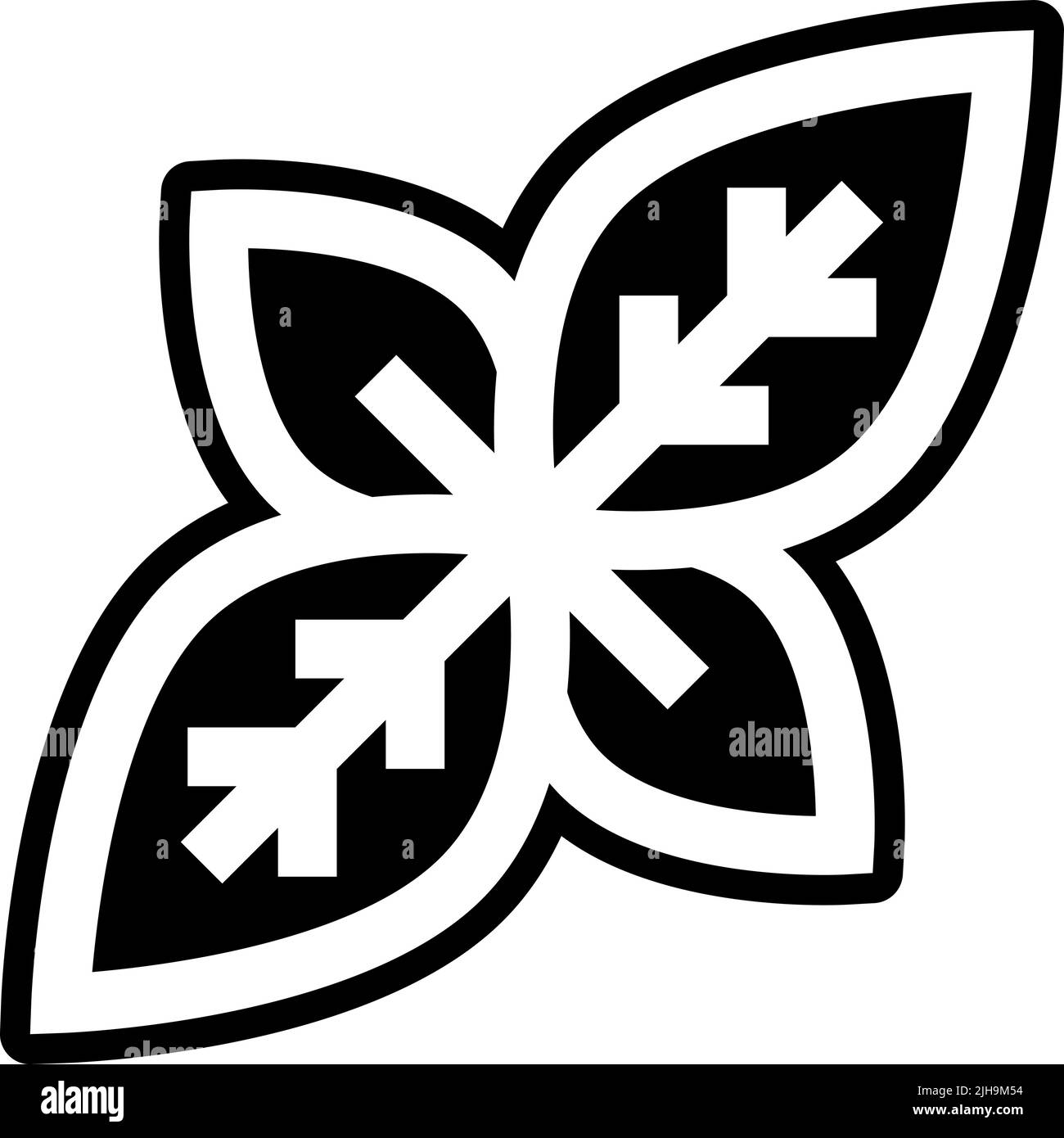 Italie basilic . Illustration de Vecteur