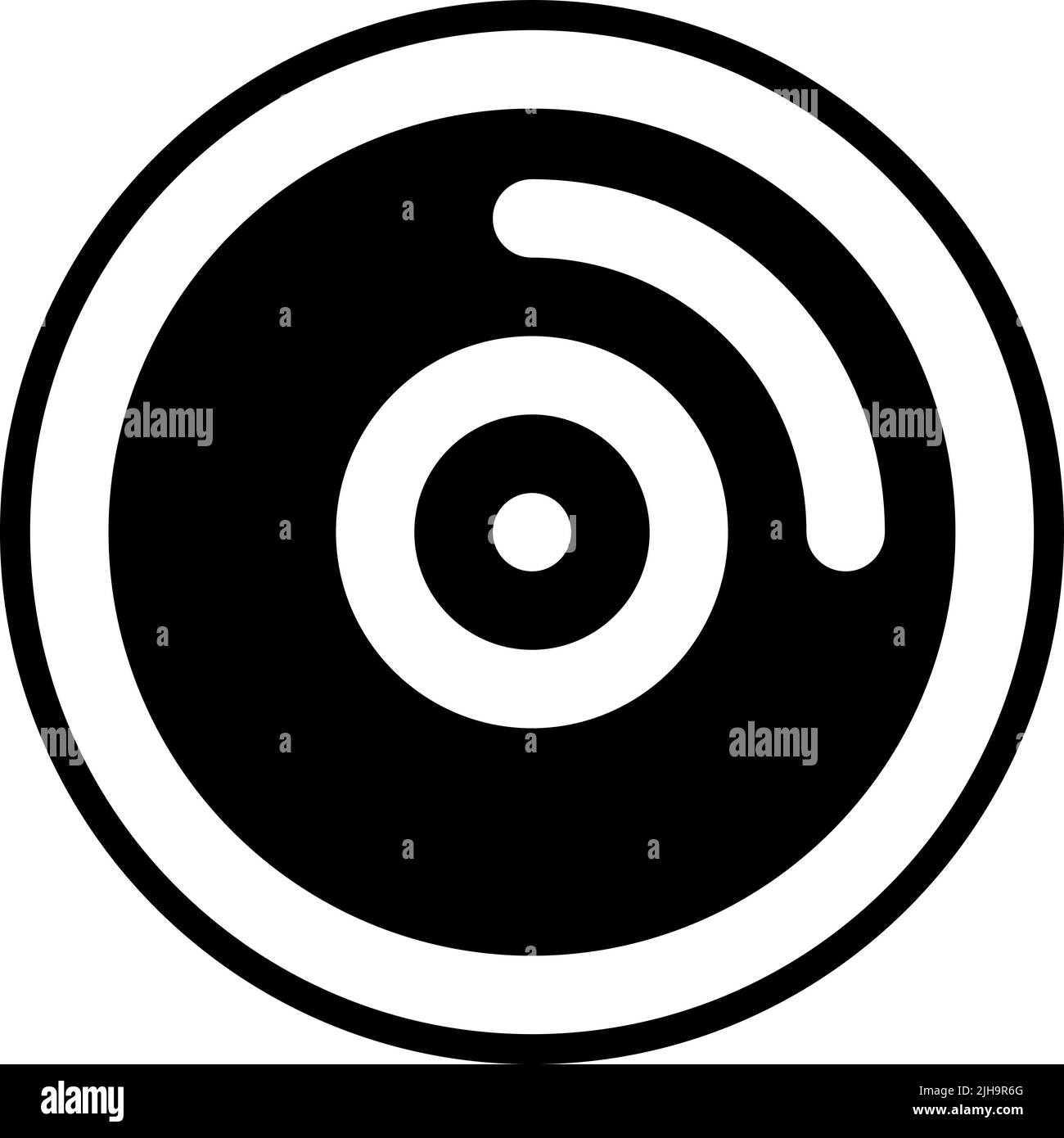 cd de l'interface utilisateur . Illustration de Vecteur