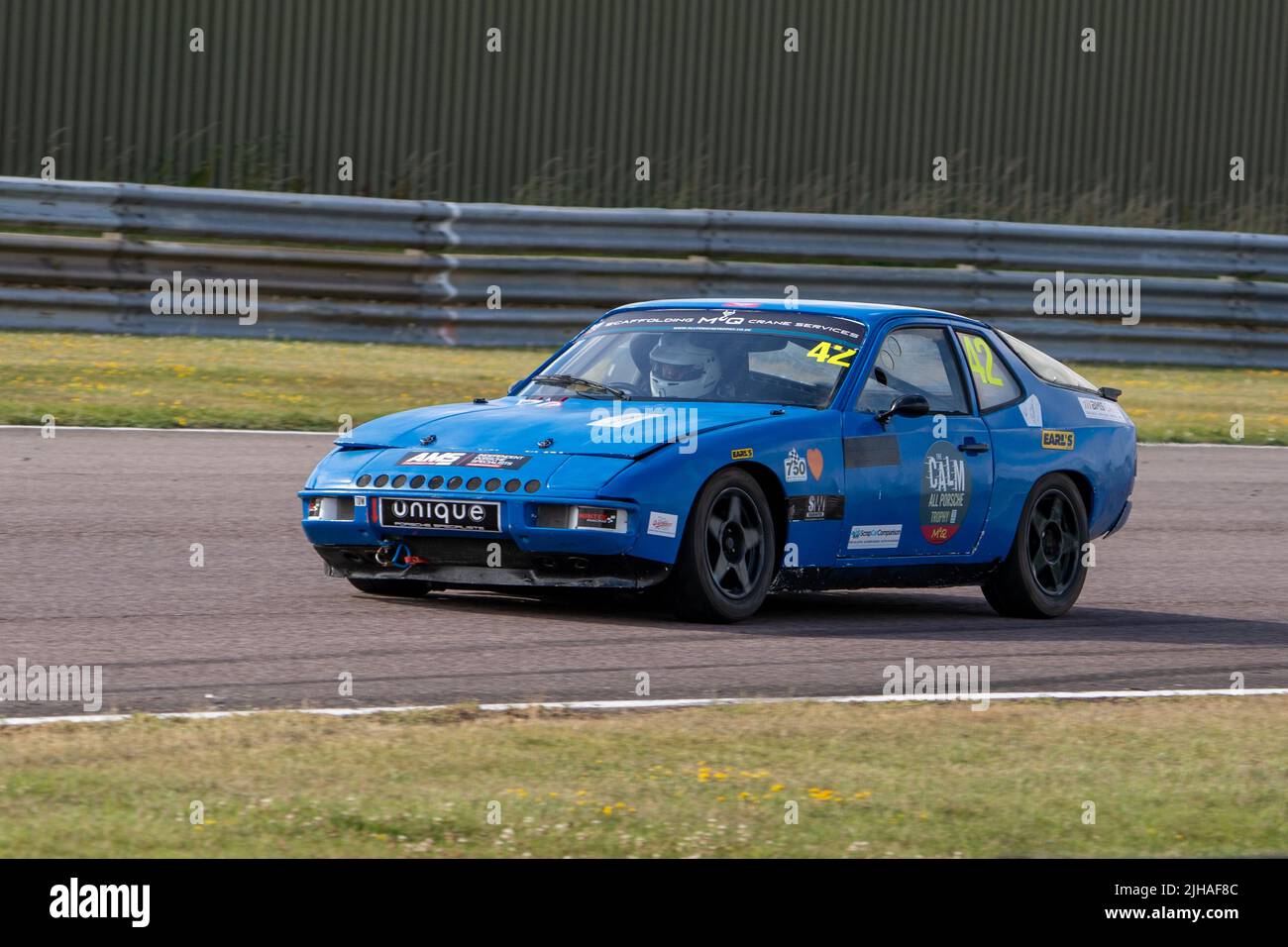 CALM All Porsche Trophée Thruxton qualification 2022 Banque D'Images