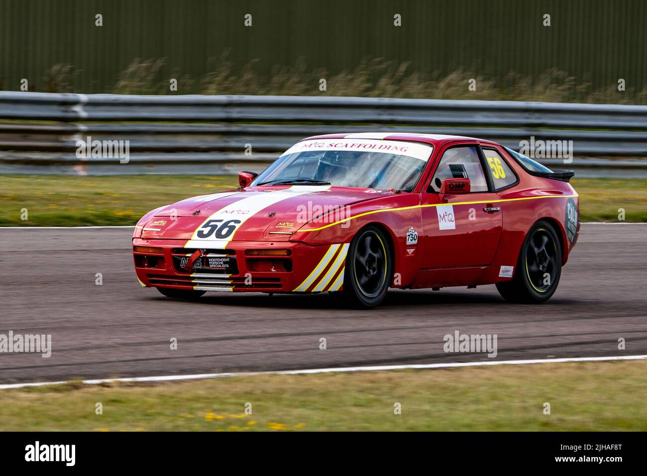 CALM All Porsche Trophée Thruxton qualification 2022 Banque D'Images