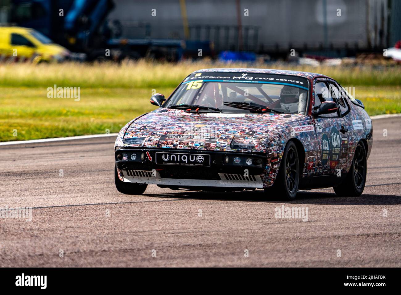 CALM All Porsche Trophée Thruxton qualification 2022 Banque D'Images