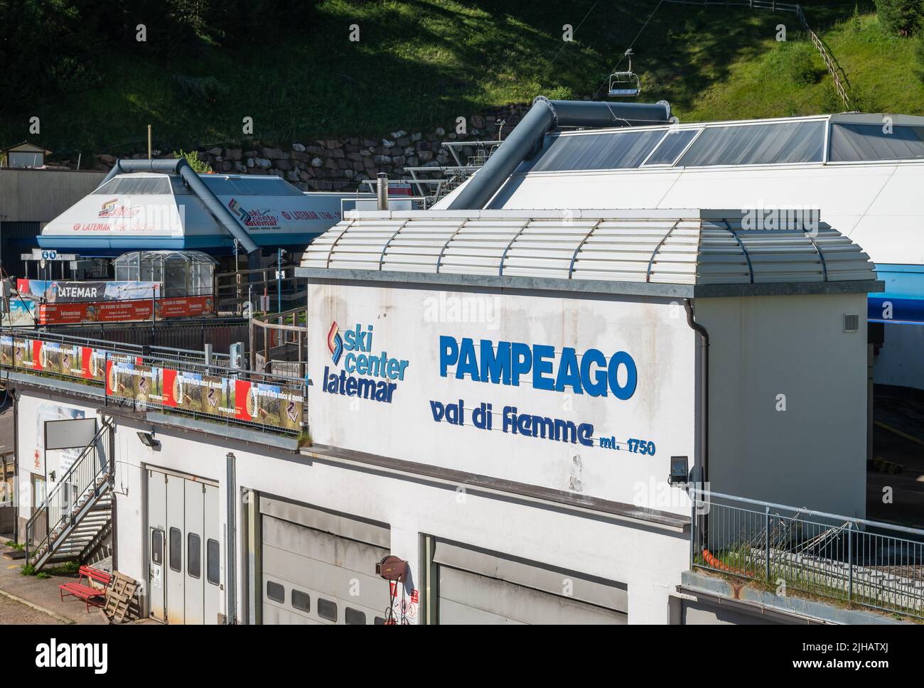 Pampeago, centre de ski de Latemar, Obereggen - Trentin-Haut-Adige, nord de l'Italie Banque D'Images