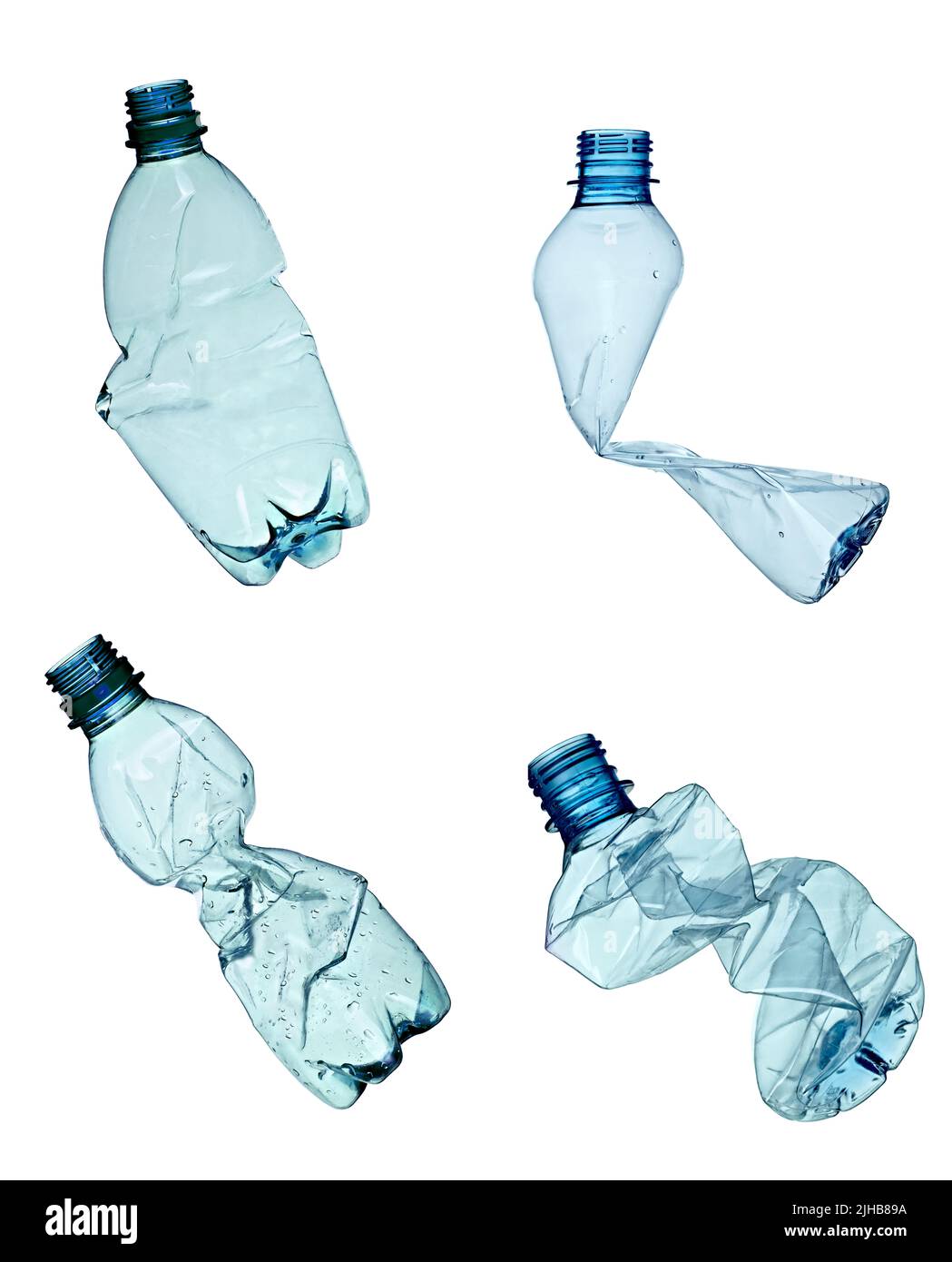 bouteille en plastique contenant à eau pour le recyclage des déchets Banque D'Images