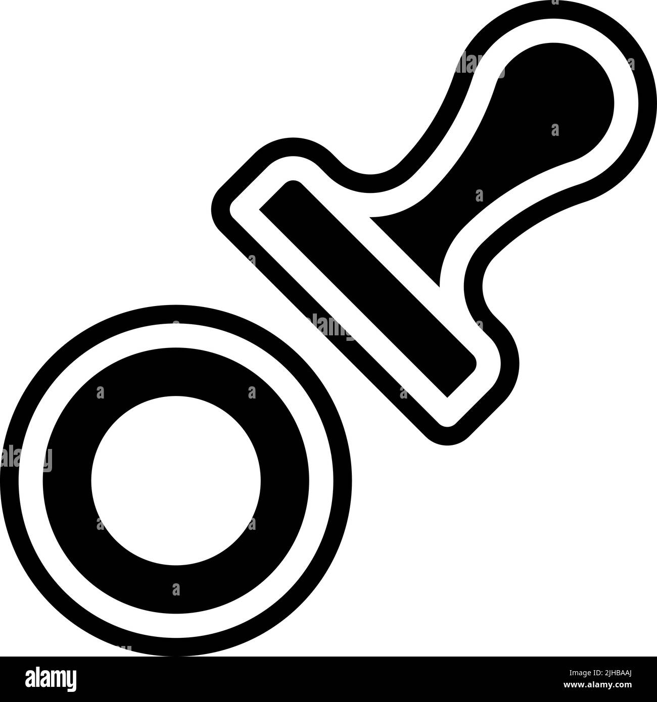 Timbre comptable . Illustration de Vecteur