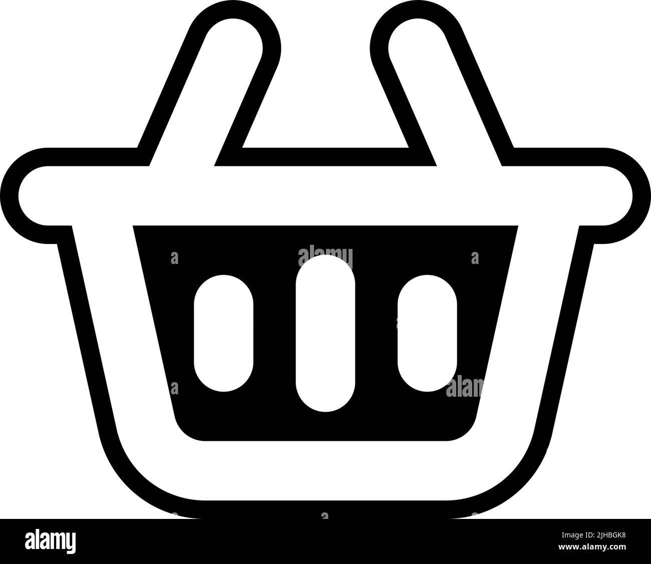 E commerce ui panier . Illustration de Vecteur