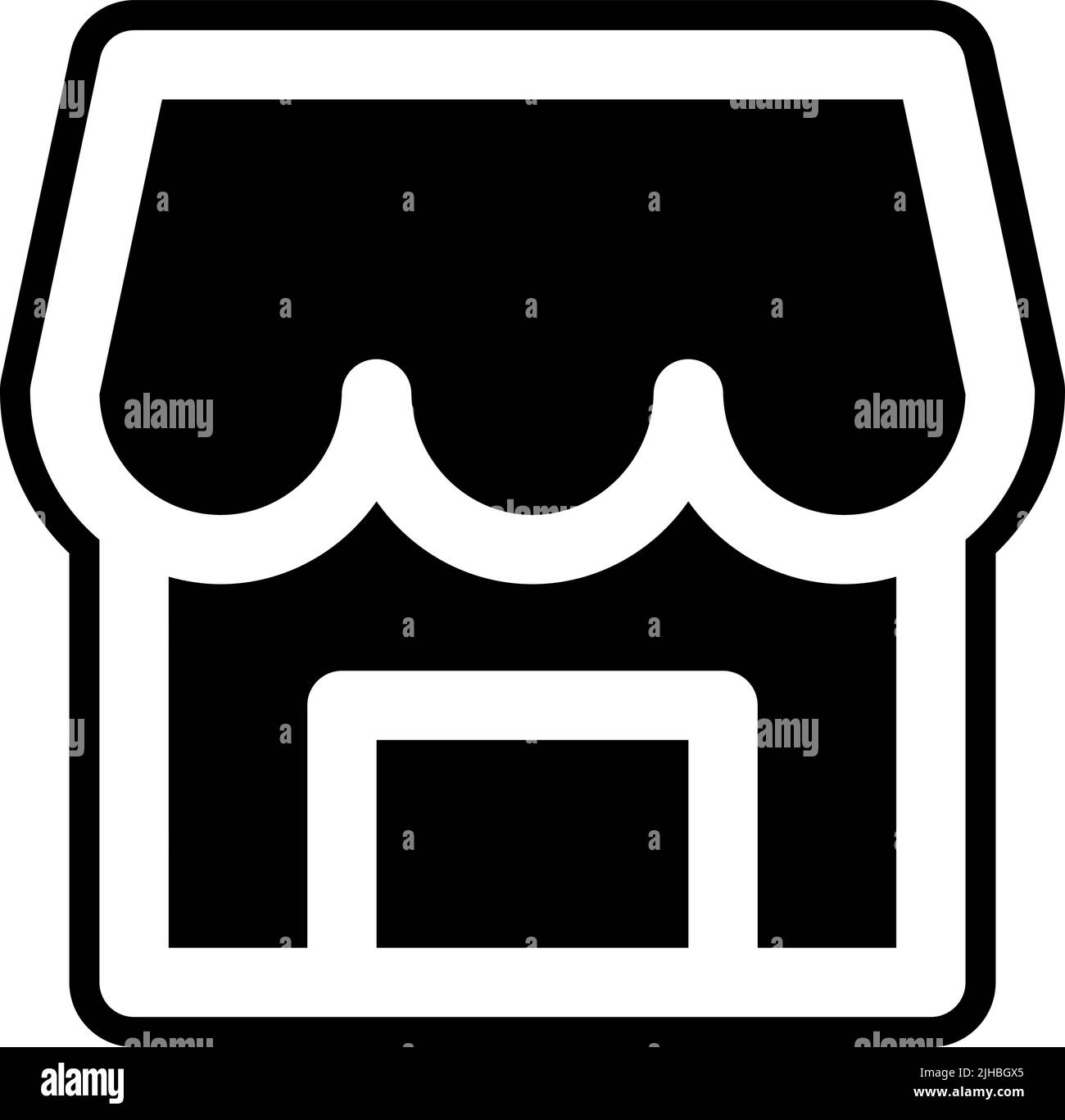 Boutique eCommerce . Illustration de Vecteur