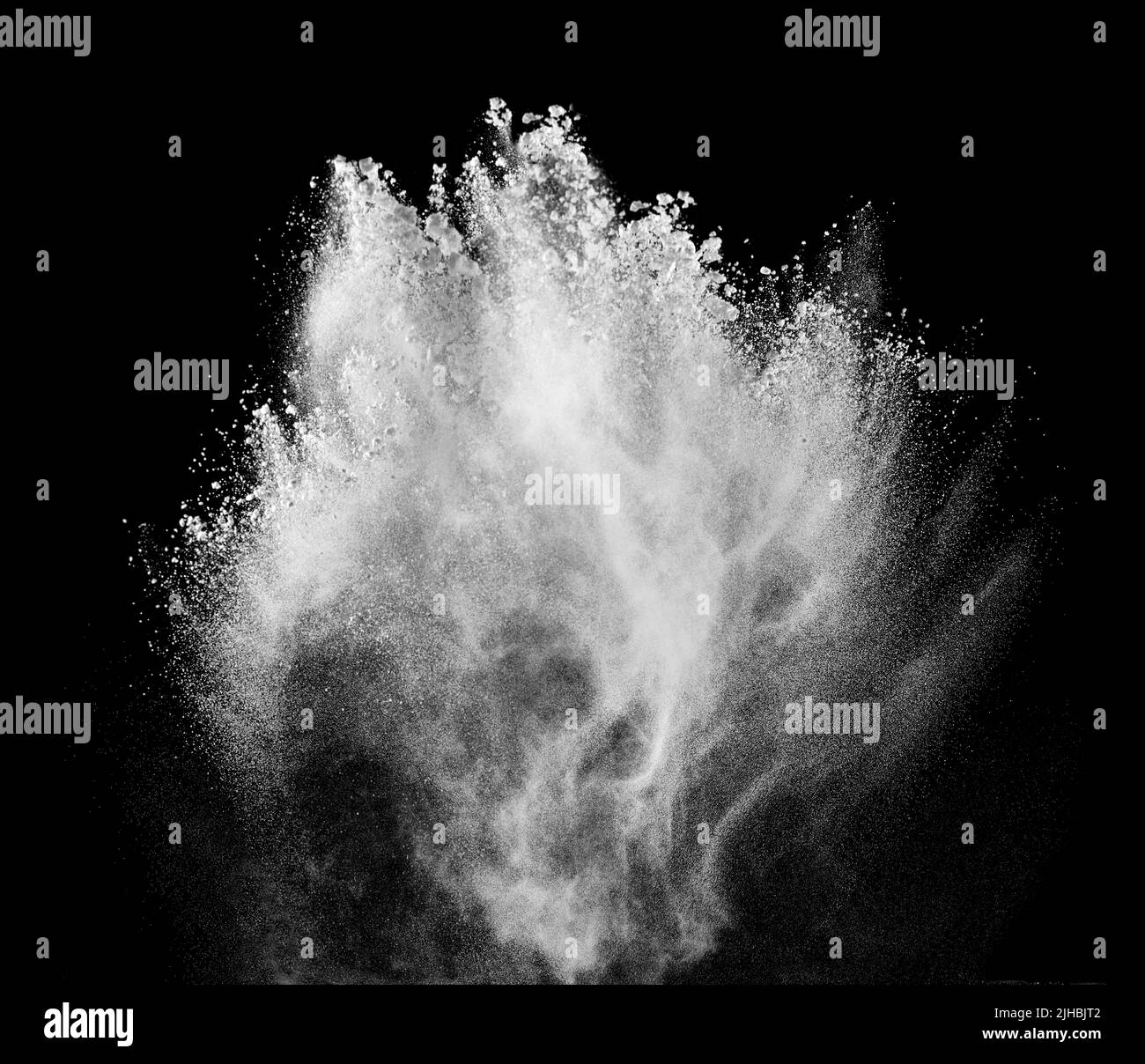 fumée vapeur brouillard poudre air fond forme noir Banque D'Images