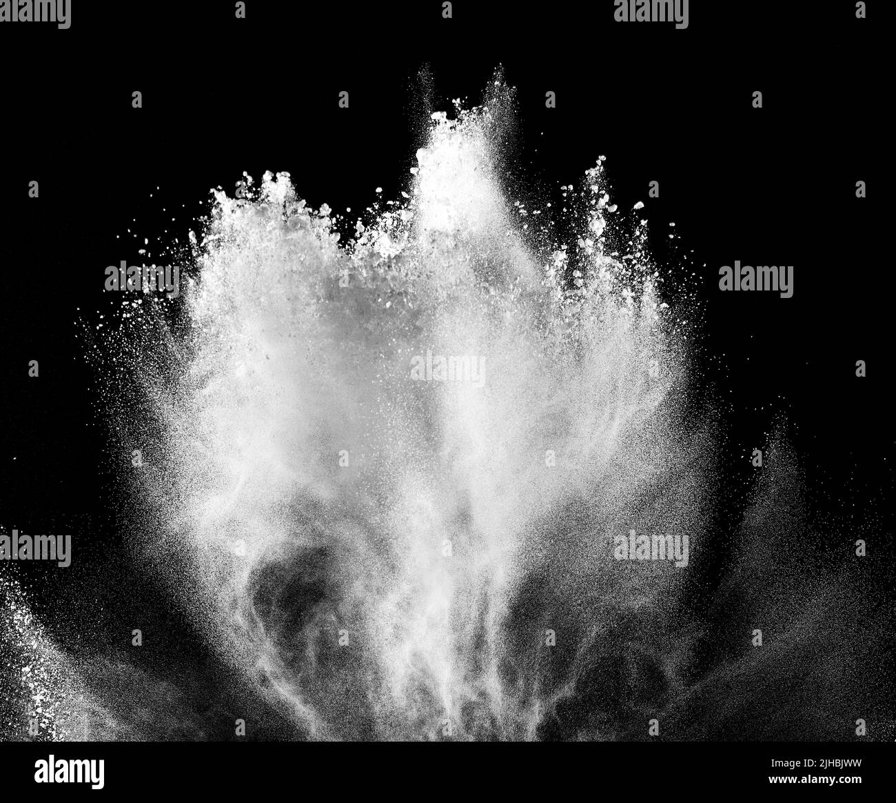 fumée vapeur brouillard poudre air fond forme noir Banque D'Images