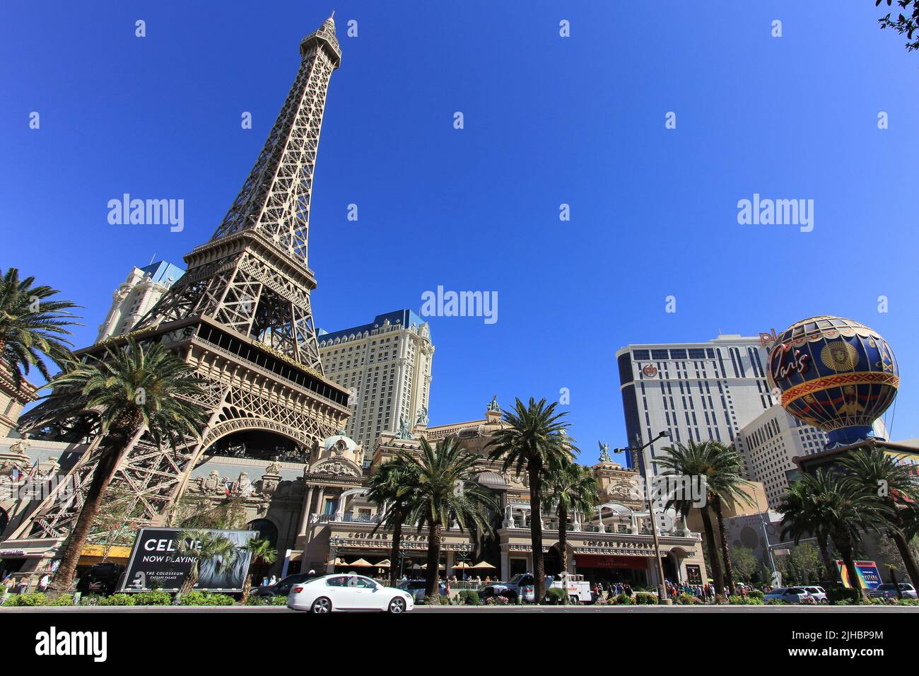 Las Vegas - Newada USA - 03,18,2014: Vue de Las Vegas Boulevard à Las Vegas, USA Banque D'Images Las Vegas - Newada USA - 03,18,2014: Vue de Las Vegas Boulevard à Las Vegas, USA Banque D'Images