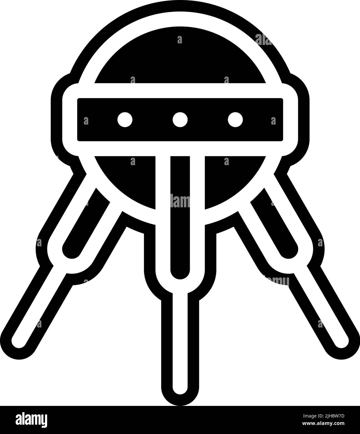 Espace spoutnik . Illustration de Vecteur