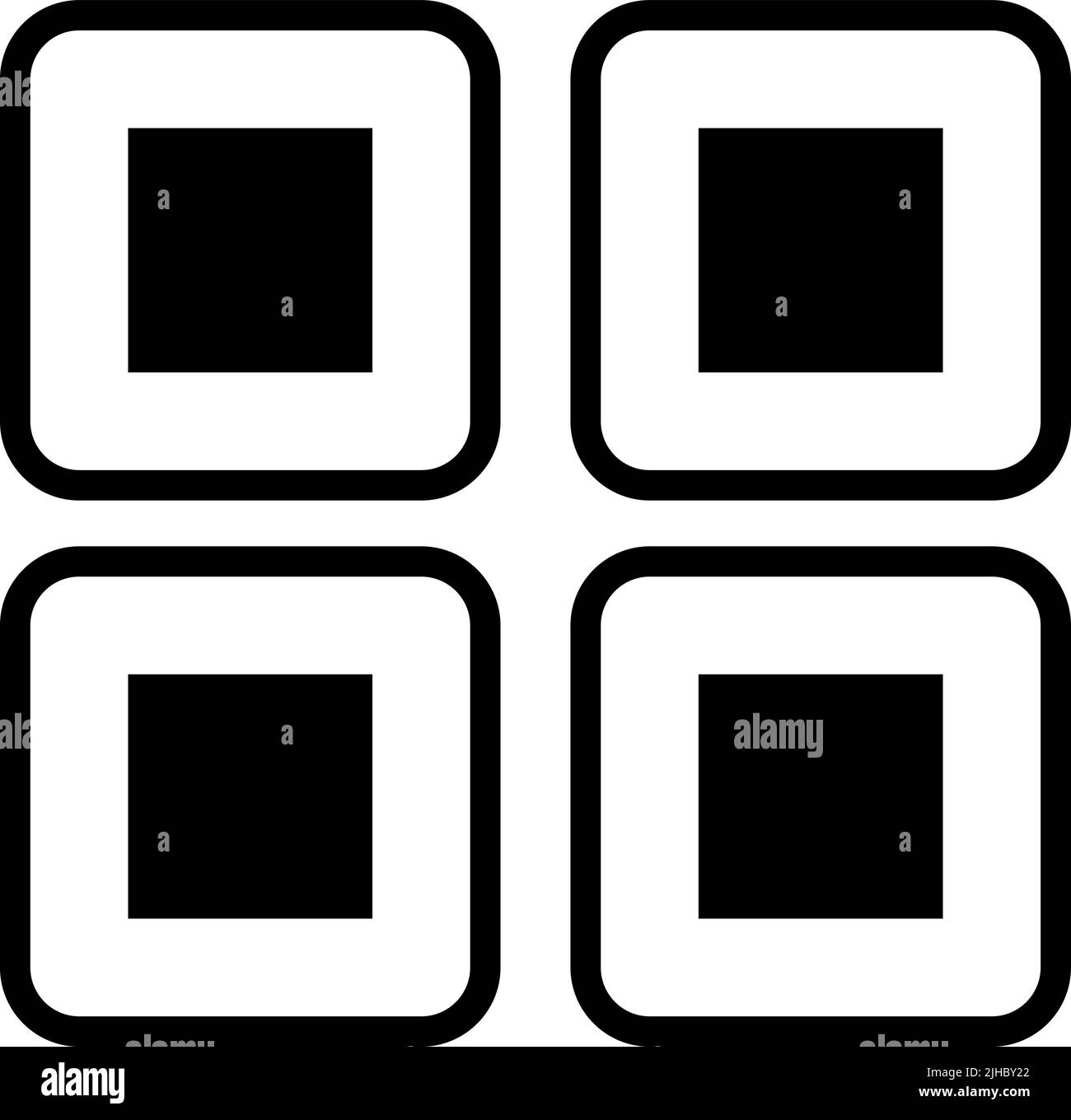 Grille de contrôle de l'interface utilisateur . Illustration de Vecteur