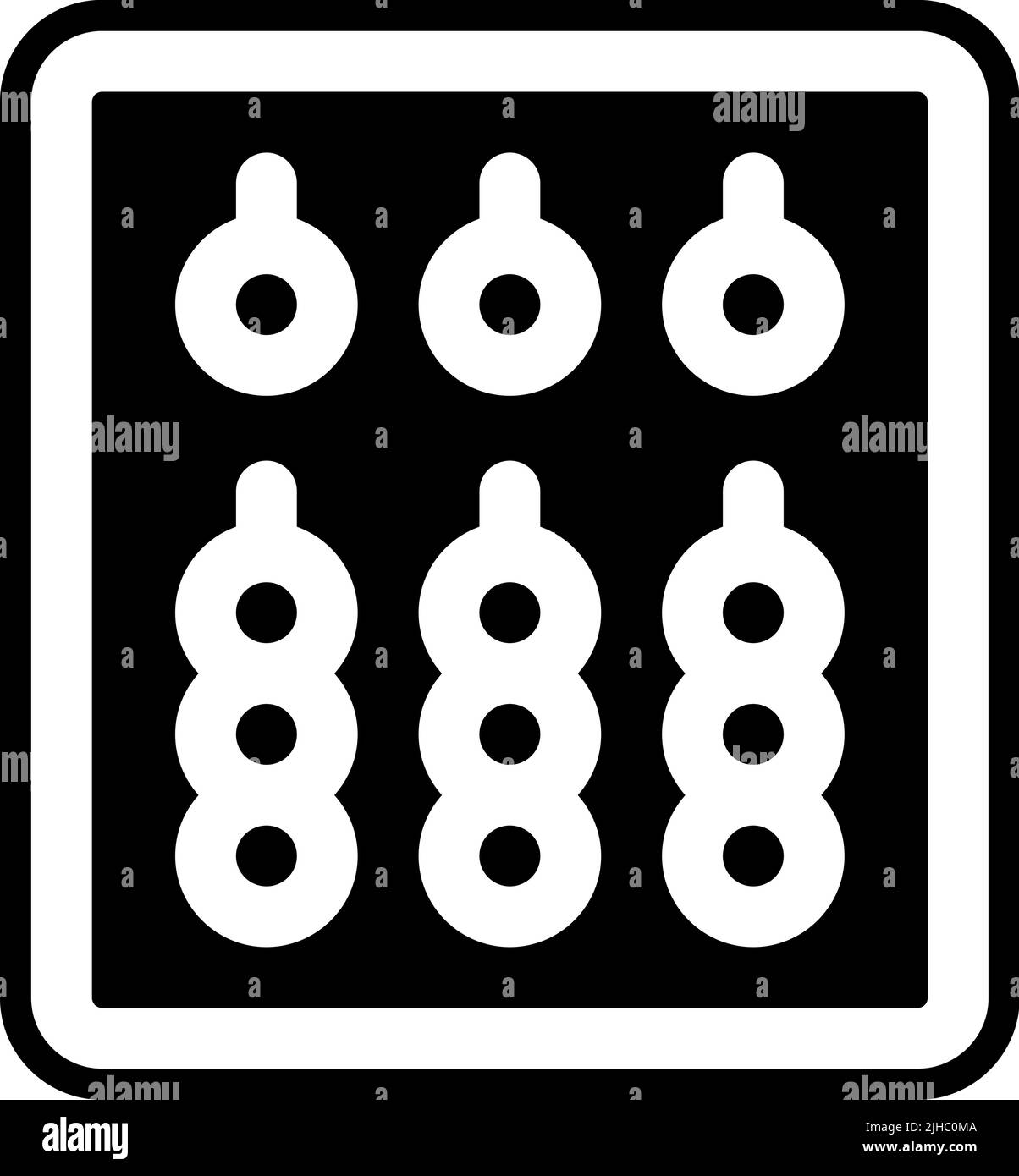 Civilisation ancienne abacus . Illustration de Vecteur