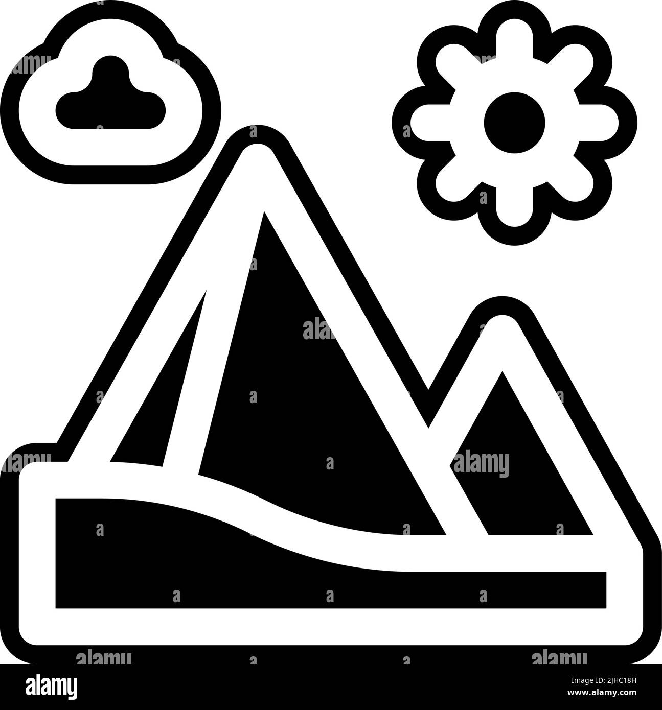 Civilisation ancienne giza . Illustration de Vecteur