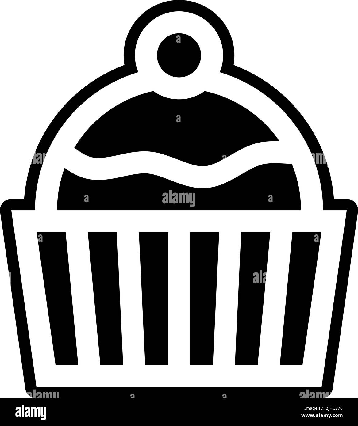 Muffin brunch. Illustration de Vecteur