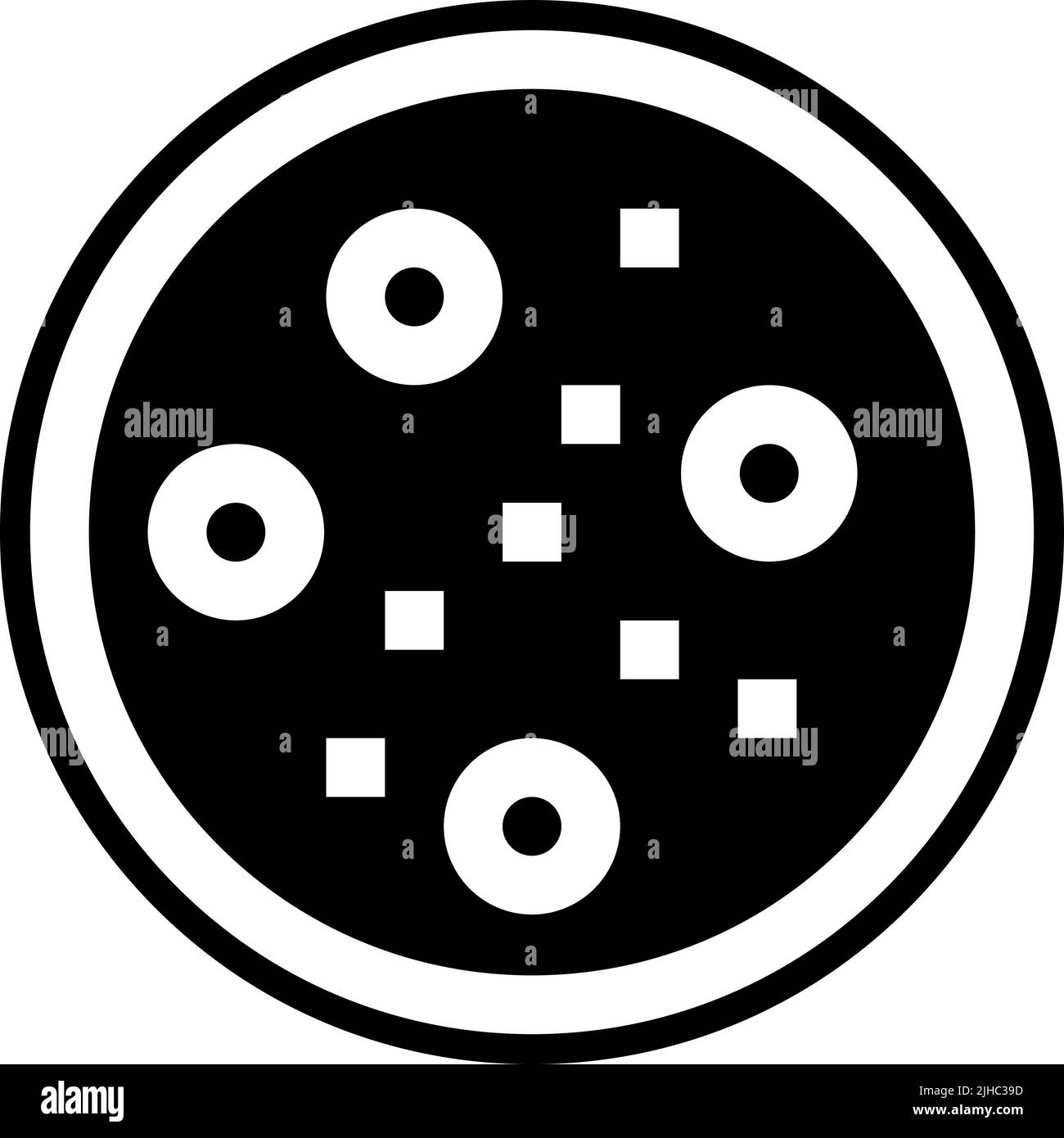 Cookie brunch . Illustration de Vecteur