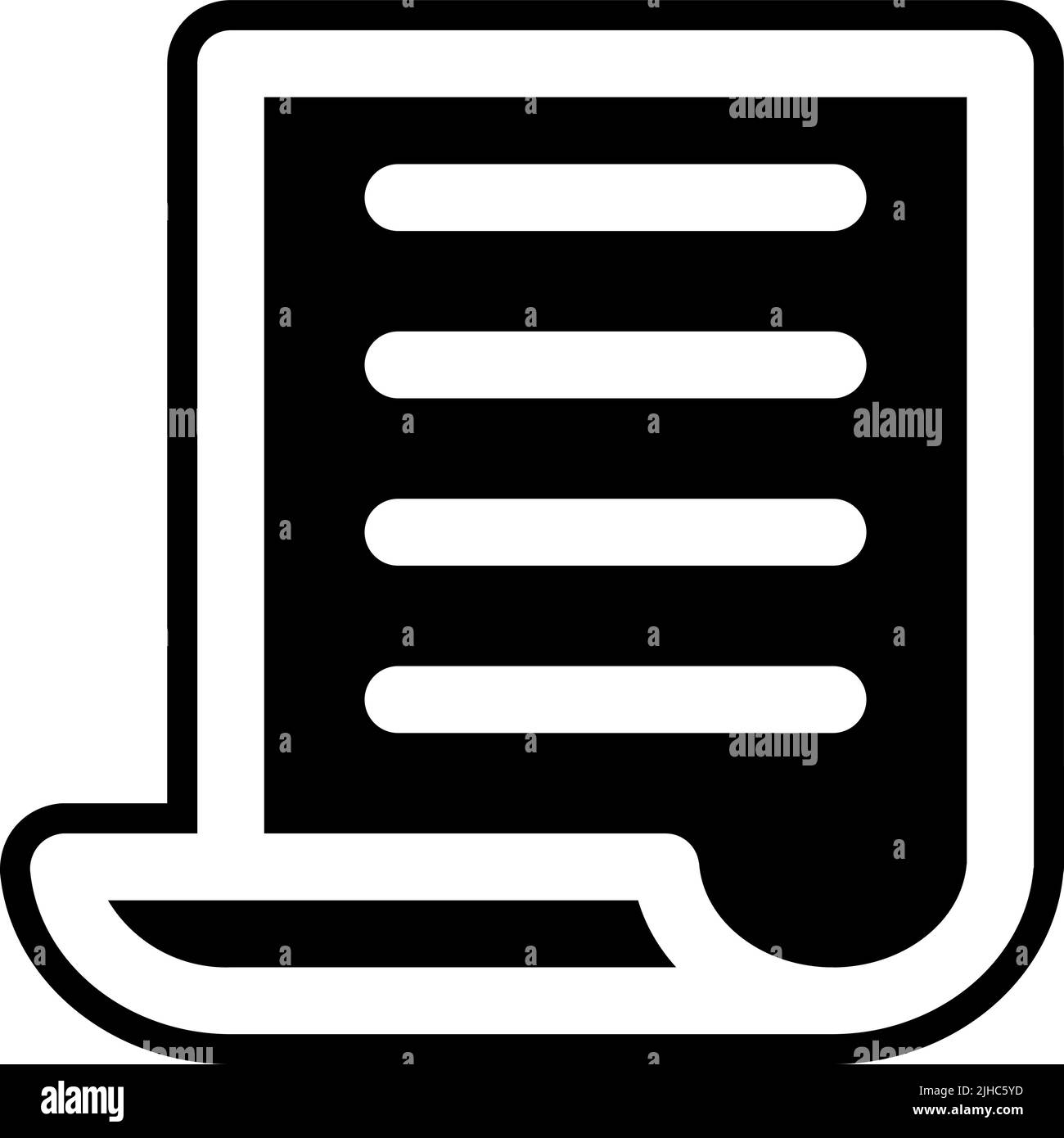 Liste de commerce électronique . Illustration de Vecteur