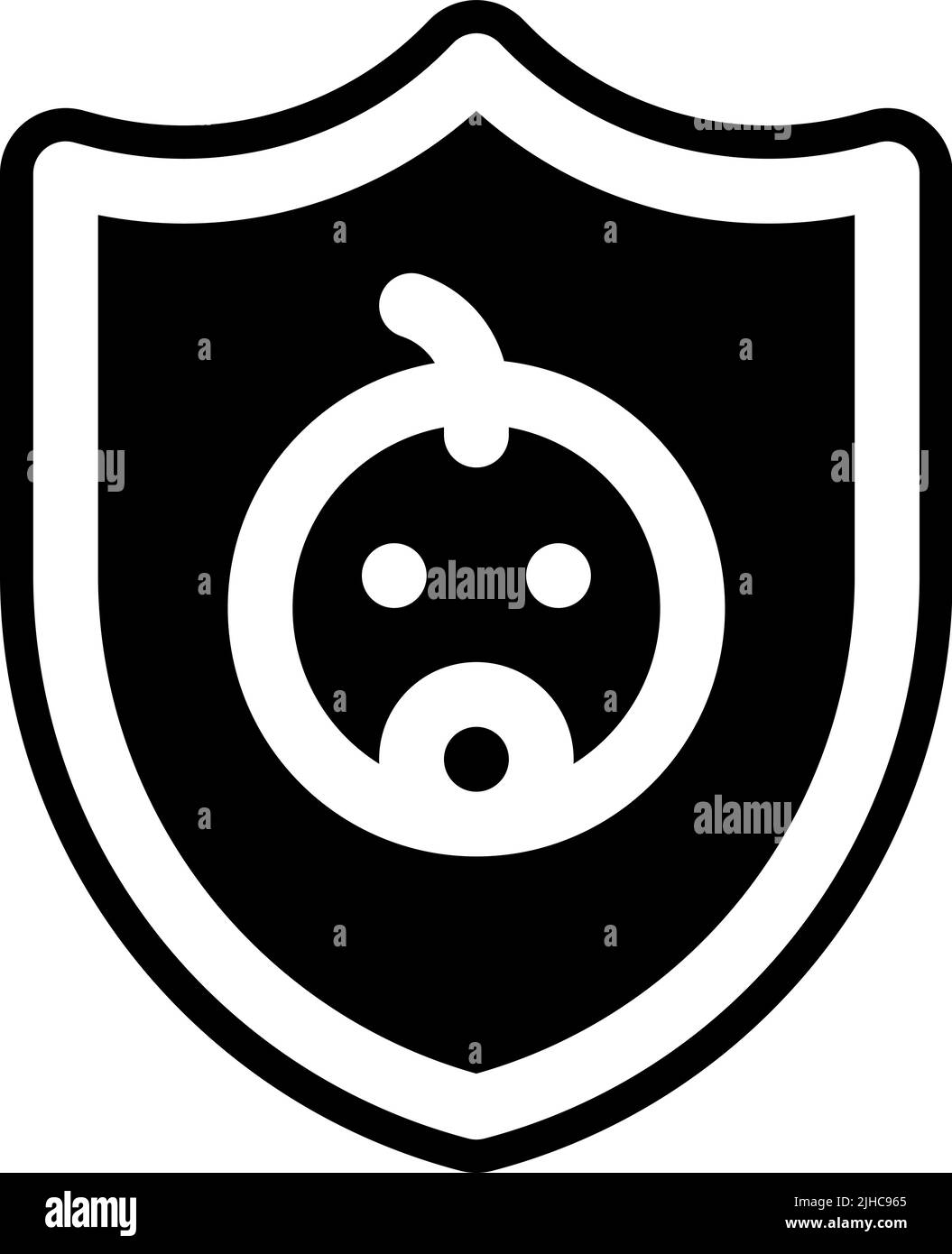 Bouclier de jour international pour enfants . Illustration de Vecteur