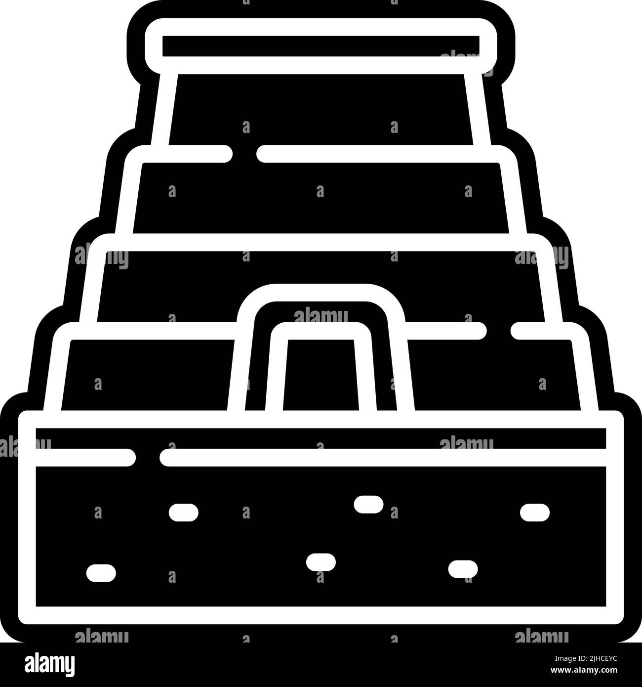 Berceau de l'humanité en afrique du Sud . Illustration de Vecteur