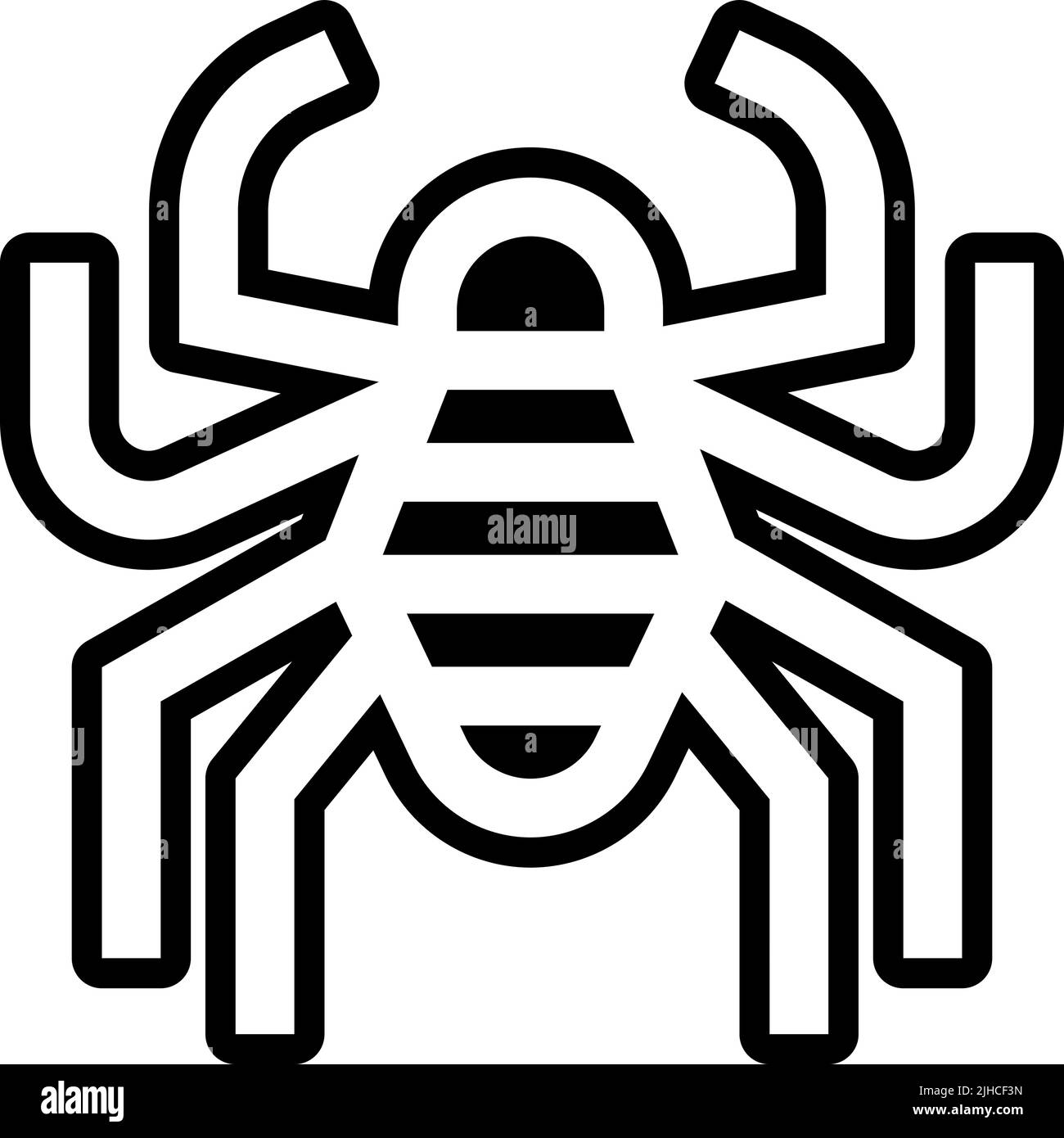 Araignée super-héros . Illustration de Vecteur