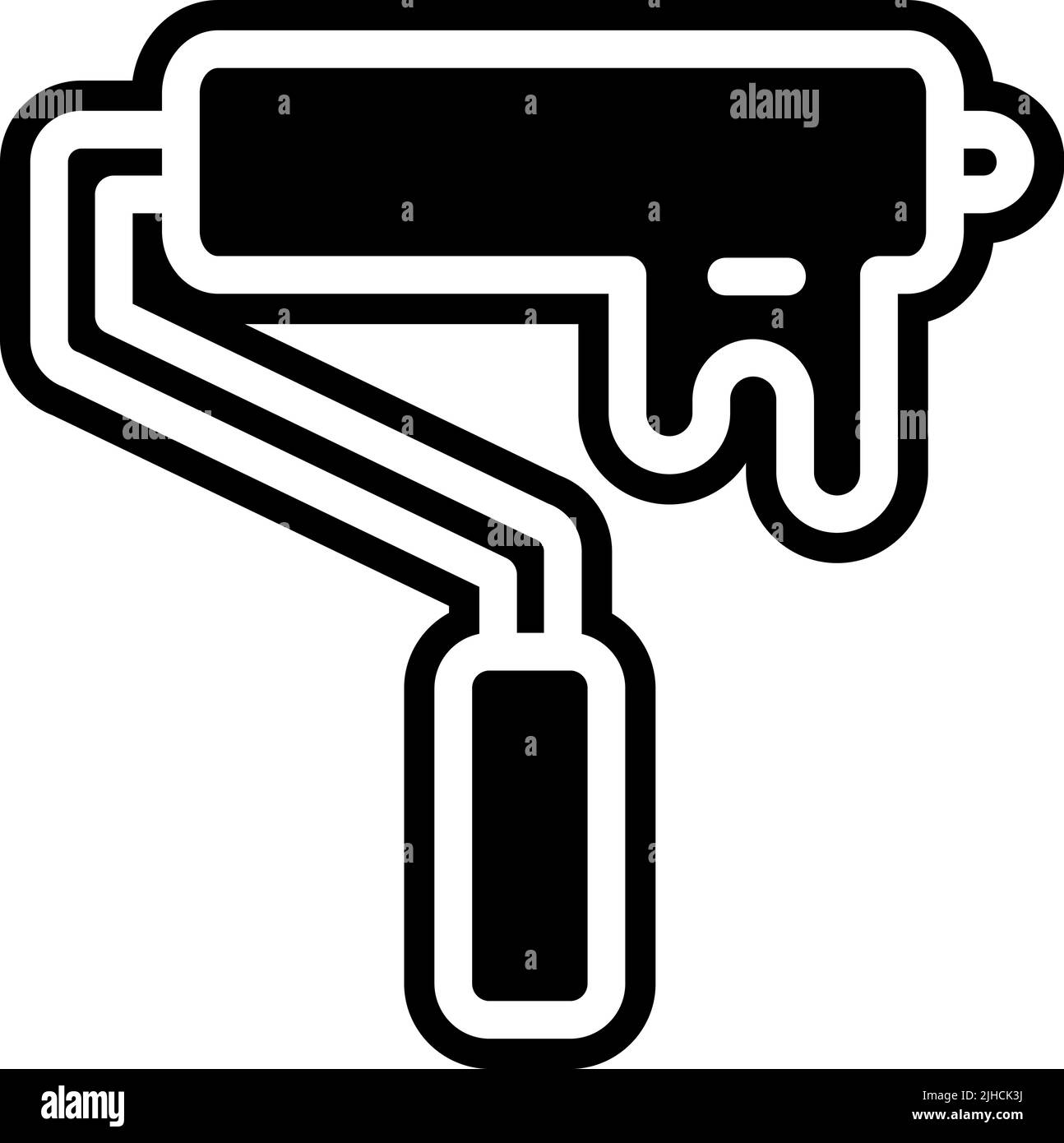 Art et peinture artisanale . Illustration de Vecteur