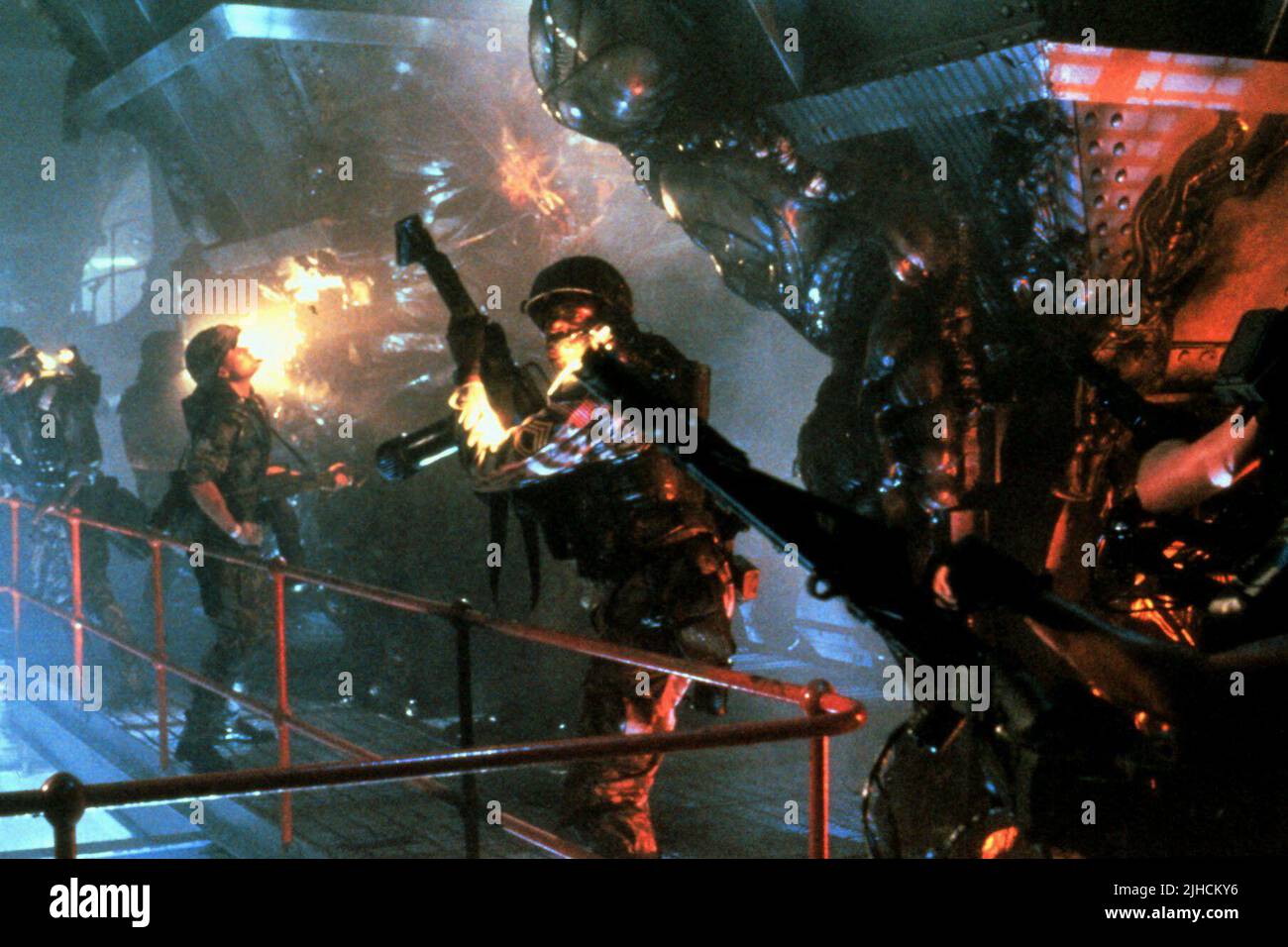 SPACE MARINES, aliens, 1986 Banque D'Images