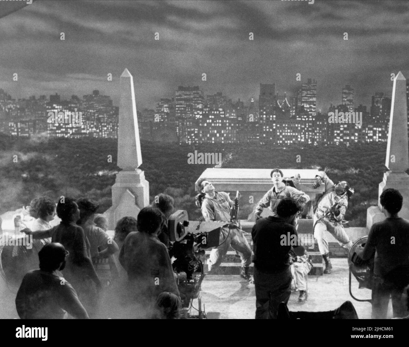 HAROLD ramis, dan aykroyd, ernie hudson, Ghostbusters, 1984 Banque D'Images