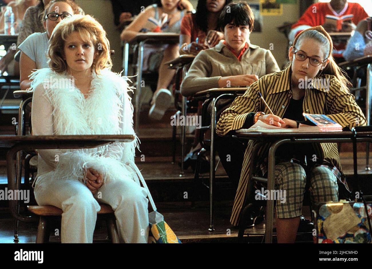 DREW BARRYMORE, LEELEE SOBIESKI, jamais été embrassée, 1999 Banque D'Images