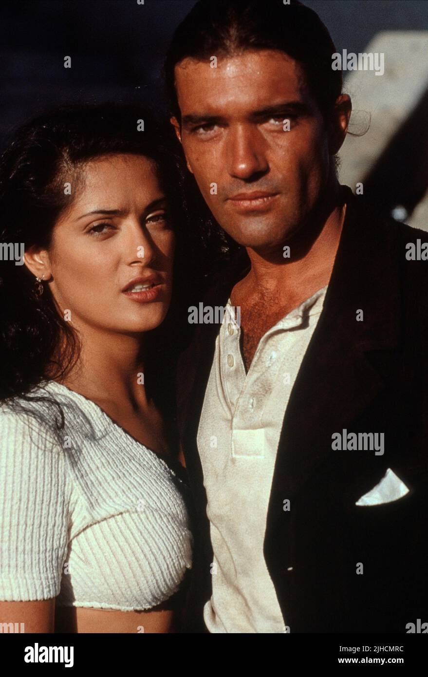 SALMA HAYEK, Antonio Banderas, DESPERADO, 1995 Banque D'Images