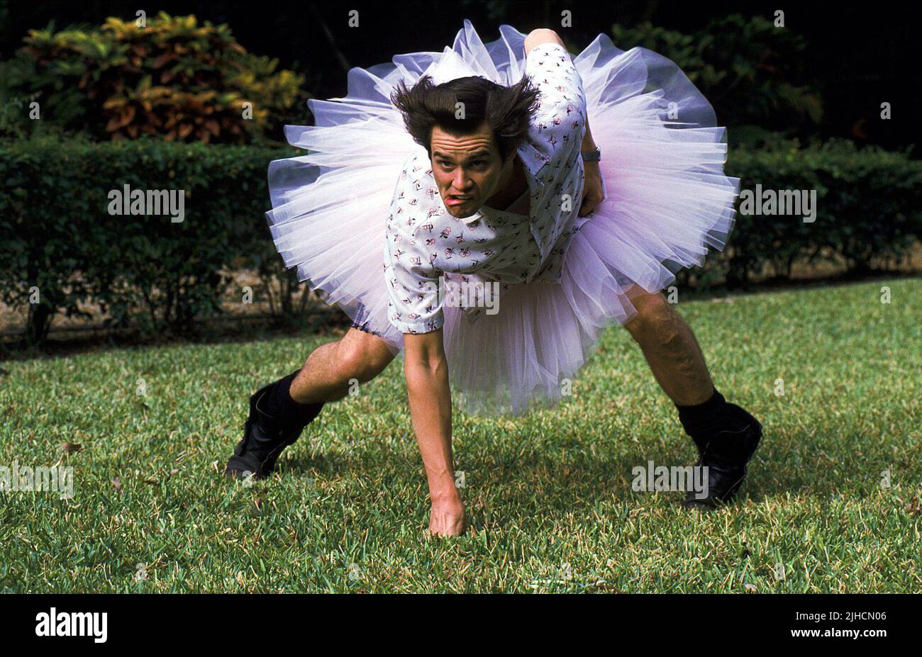 JIM CARREY, Ace Ventura : PET DETECTIVE, 1994 Banque D'Images