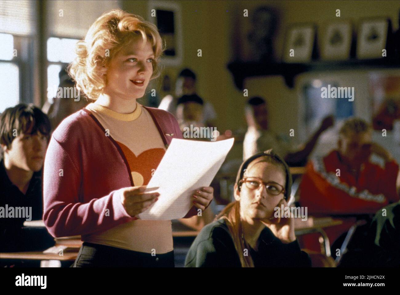 DREW BARRYMORE, LEELEE SOBIESKI, jamais été embrassée, 1999 Banque D'Images