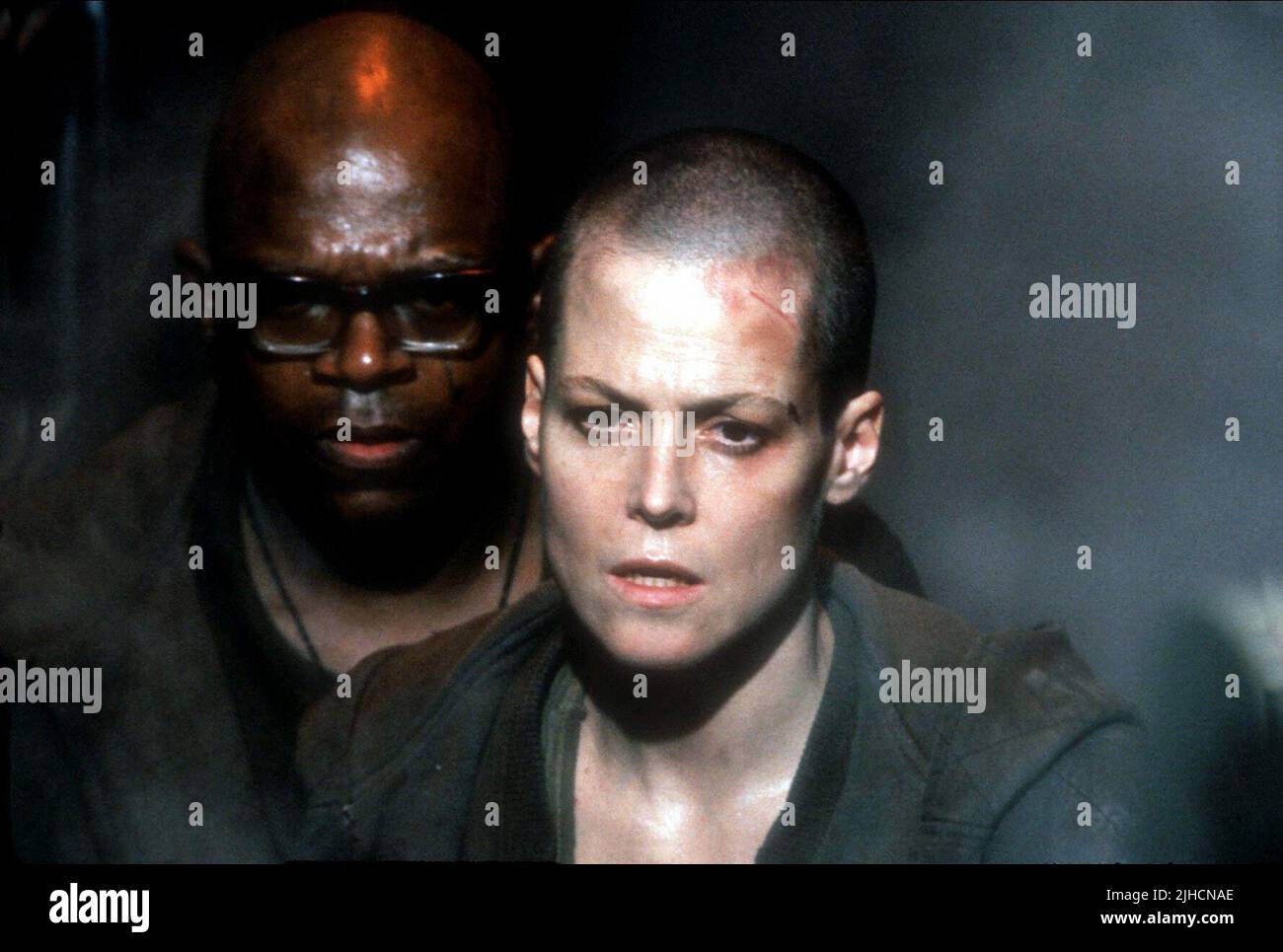 CHARLES S. Dutton, Sigourney Weaver, Alien 3, 1992 Banque D'Images