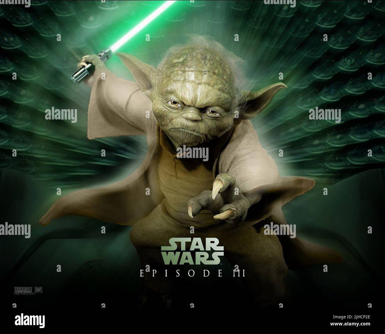 YODA, Star Wars : Episode III - LA REVANCHE DES SITH, 2005 Banque D'Images