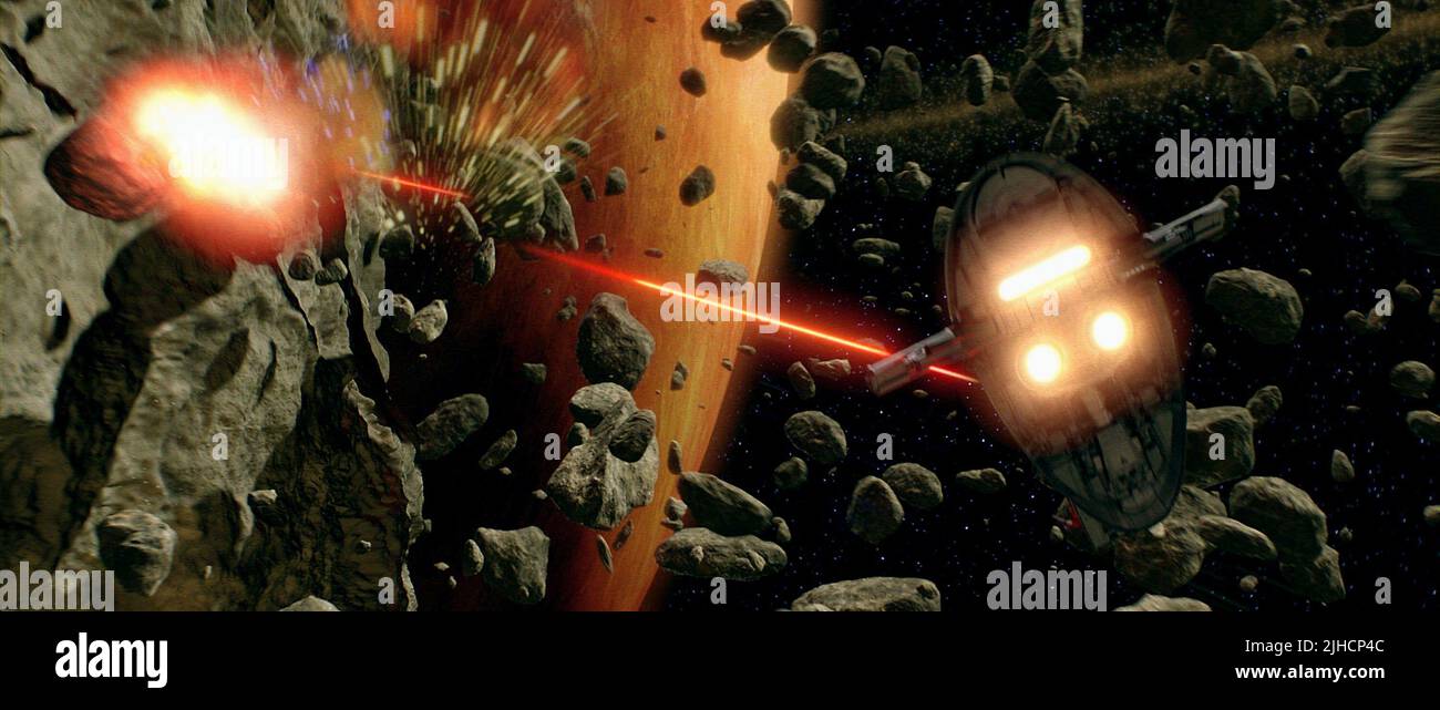 Bataille de l'espace, Star Wars : Episode II - L'ATTAQUE DES CLONES, 2002 Banque D'Images