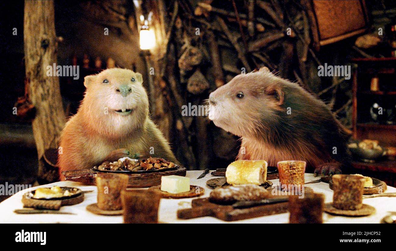 M., MME. Le CASTOR, LE MONDE DE NARNIA : LE LION LA SORCIÈRE BLANCHE ET L'armoire, 2005 Banque D'Images