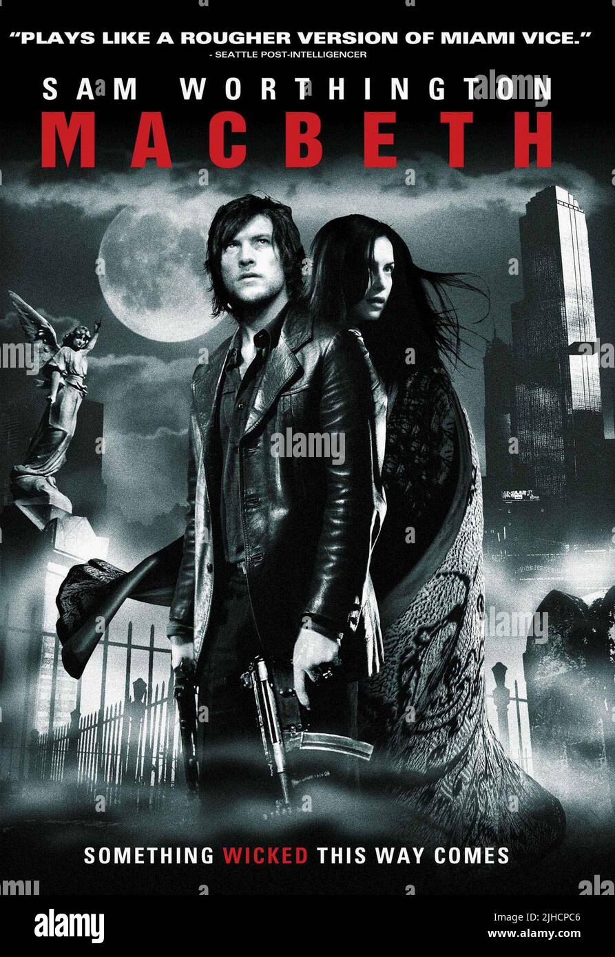 SAM WORTHINGTON, VICTORIA HILL POSTER, Macbeth, 2006 Banque D'Images