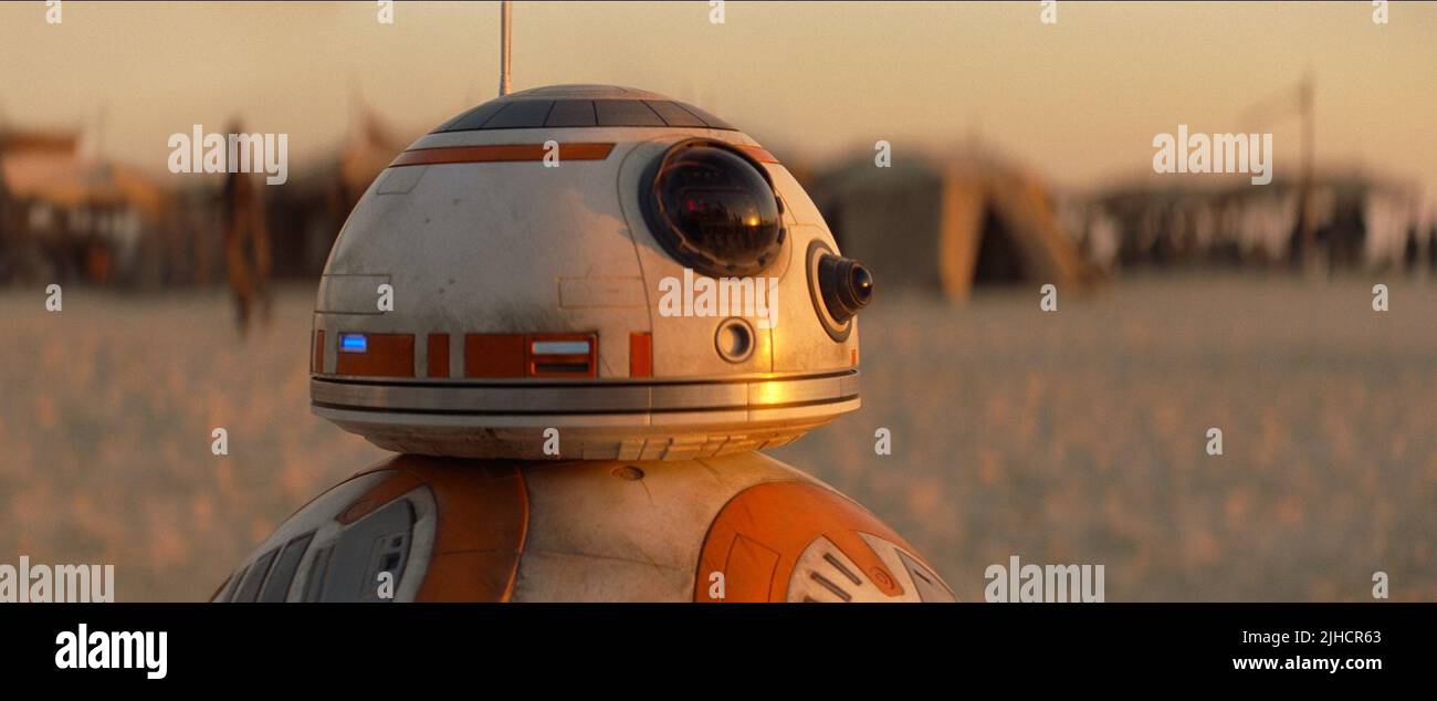 BB-8 DROID, STAR WARS: ÉPISODE VII - LA FORCE S'ÉVEILLE, 2015 Banque D'Images