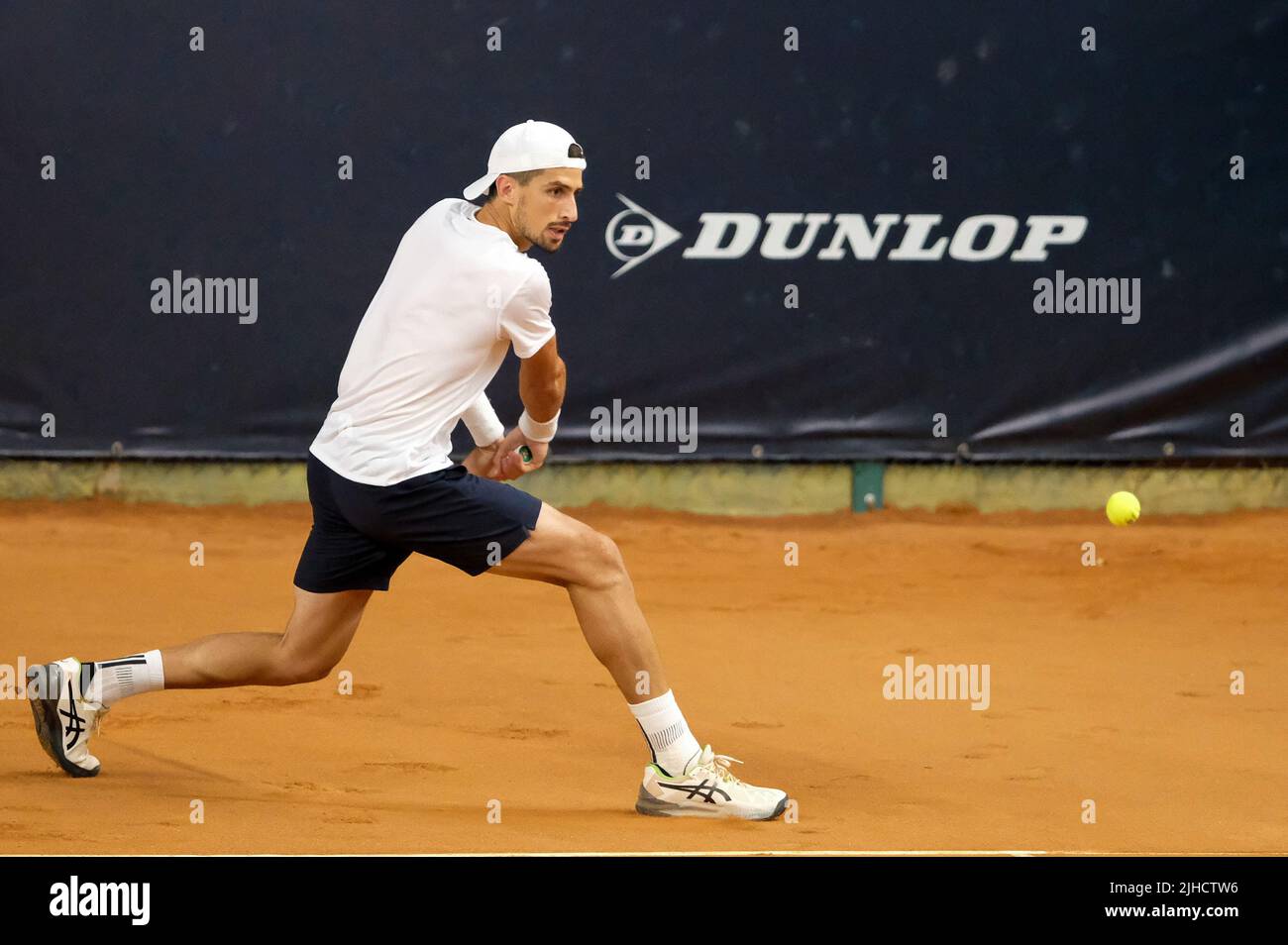 Vérone, 17th juillet 2022 - ATP Challenger tour - Internazionali tennis Città di Verona - finale du match entre Pedro Cachin et Francesco Maestrelli Banque D'Images