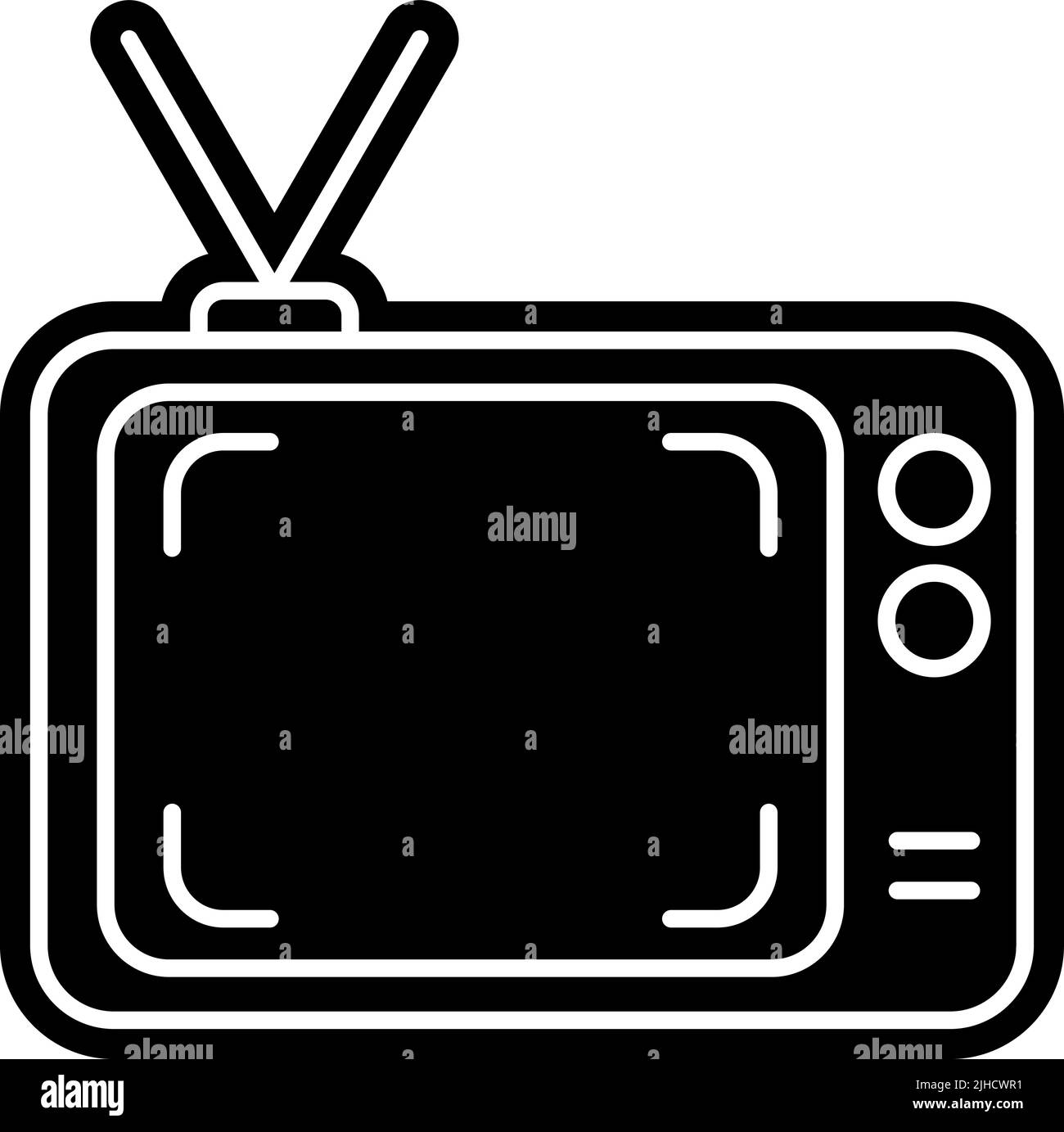 Écran tv des appareils électroniques . Illustration de Vecteur