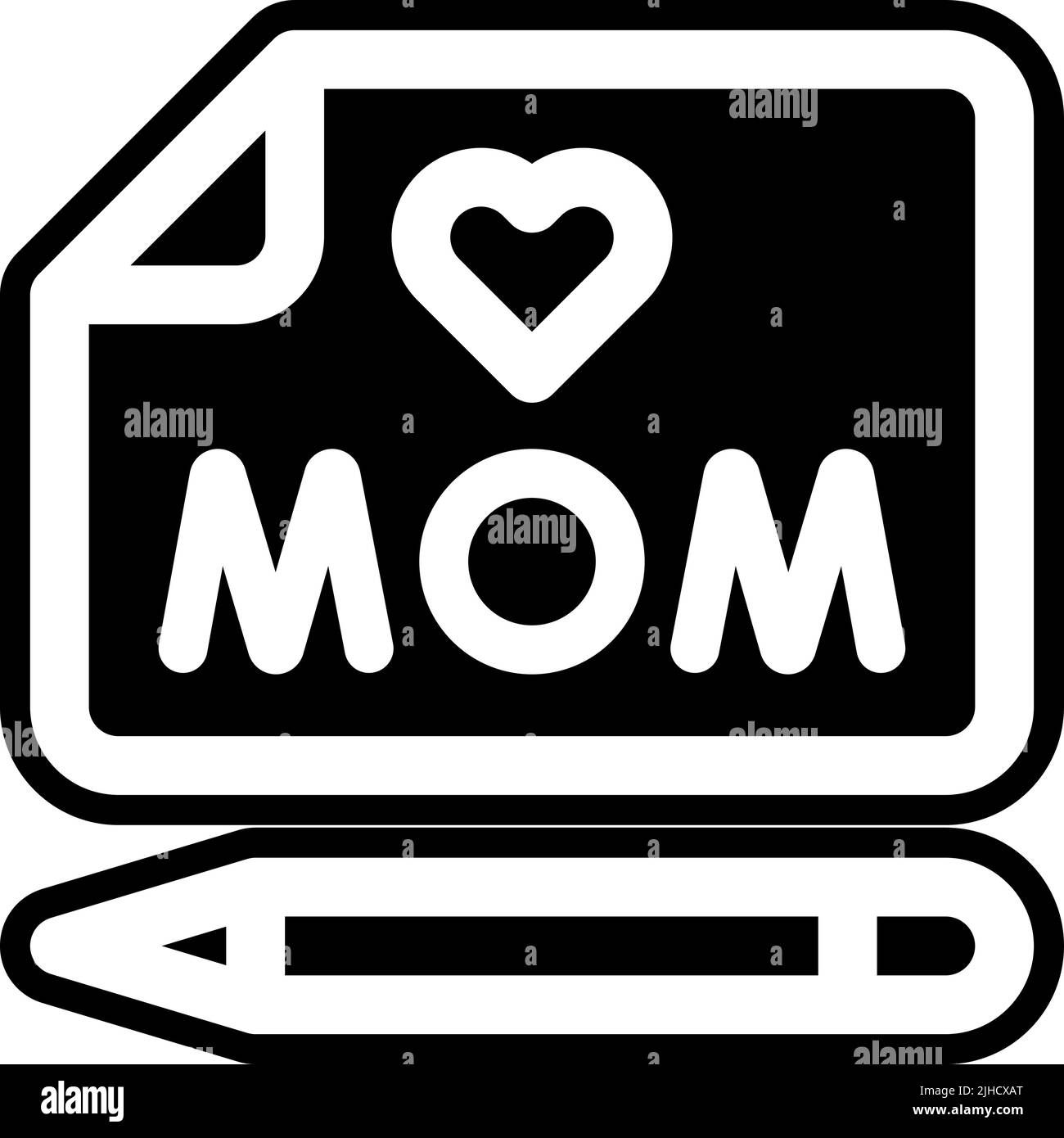 Journée mondiale du papier des parents . Illustration de Vecteur