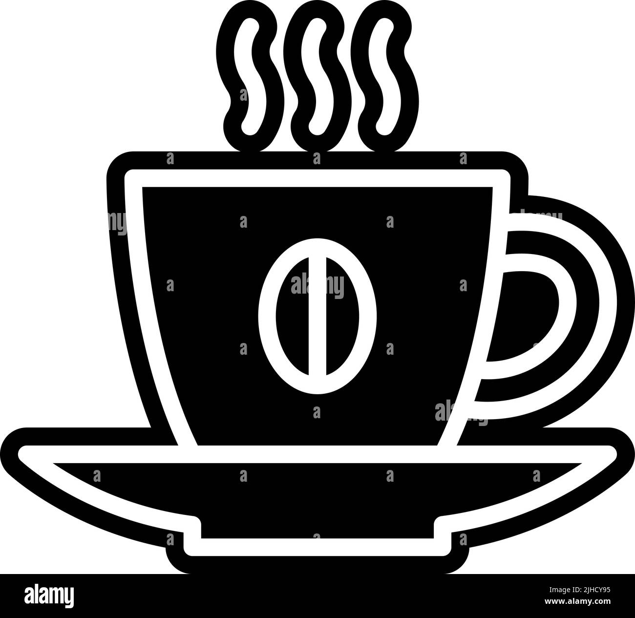 Café de l'hôtel. Illustration de Vecteur