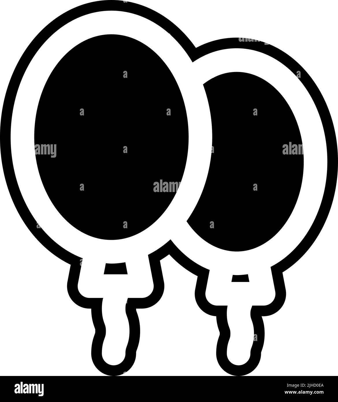 Balon de jardin d'enfants . Illustration de Vecteur