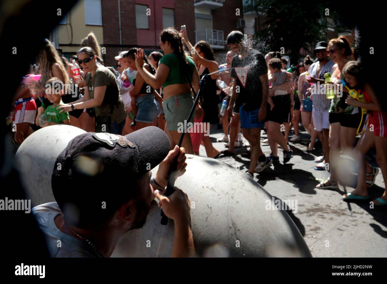 Vindicative Madrid, Espagne; 17.07.2022.- la bataille navale de Vallecas est ...