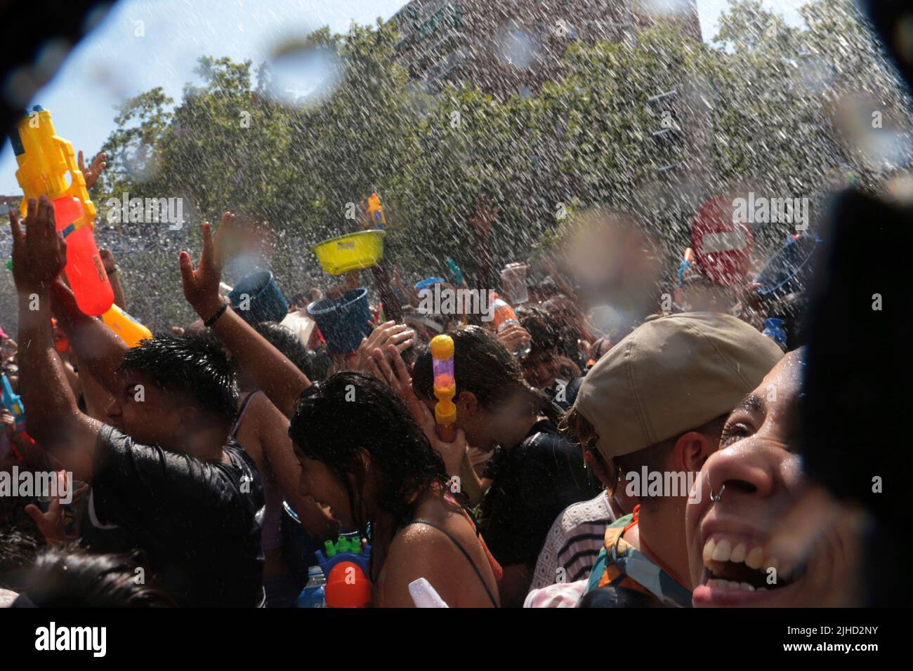 Vindicative Madrid, Espagne; 17.07.2022.- la bataille navale de Vallecas est ...