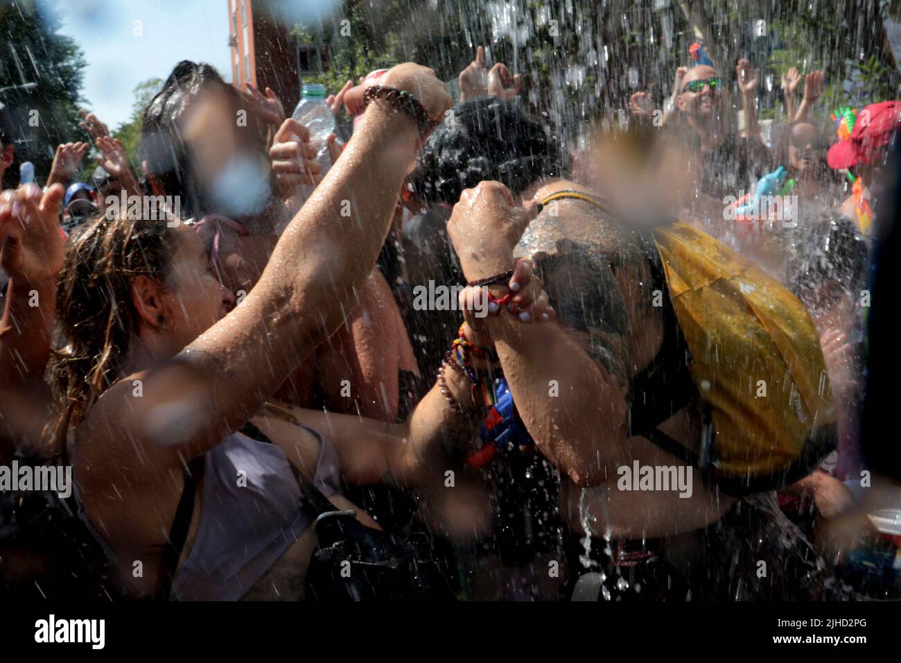 Vindicative Madrid, Espagne; 17.07.2022.- la bataille navale de Vallecas est ...