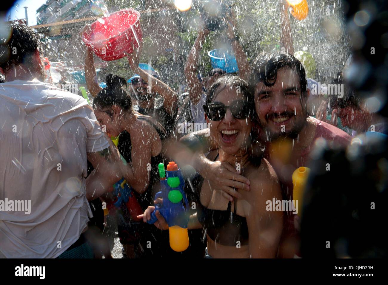 Vindicative Madrid, Espagne; 17.07.2022.- la bataille navale de Vallecas est ...