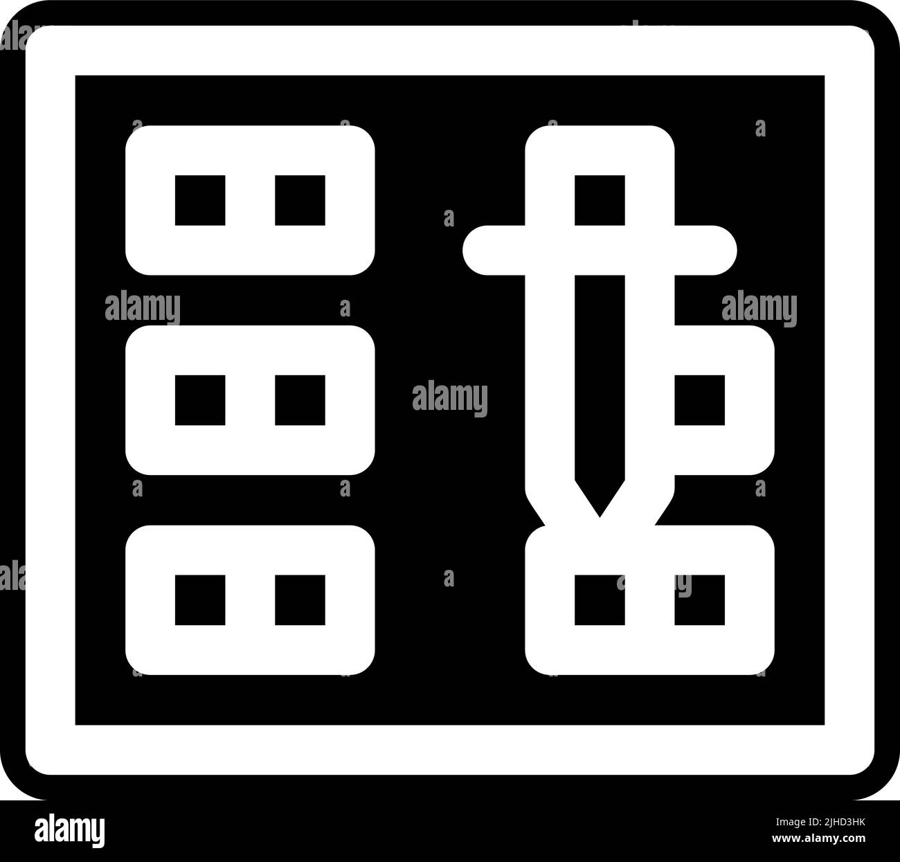 Impression du sélecteur de couleurs . Illustration de Vecteur