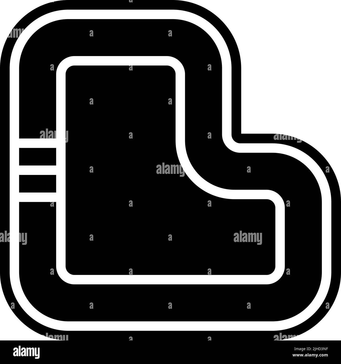 Circuit de course . Illustration de Vecteur