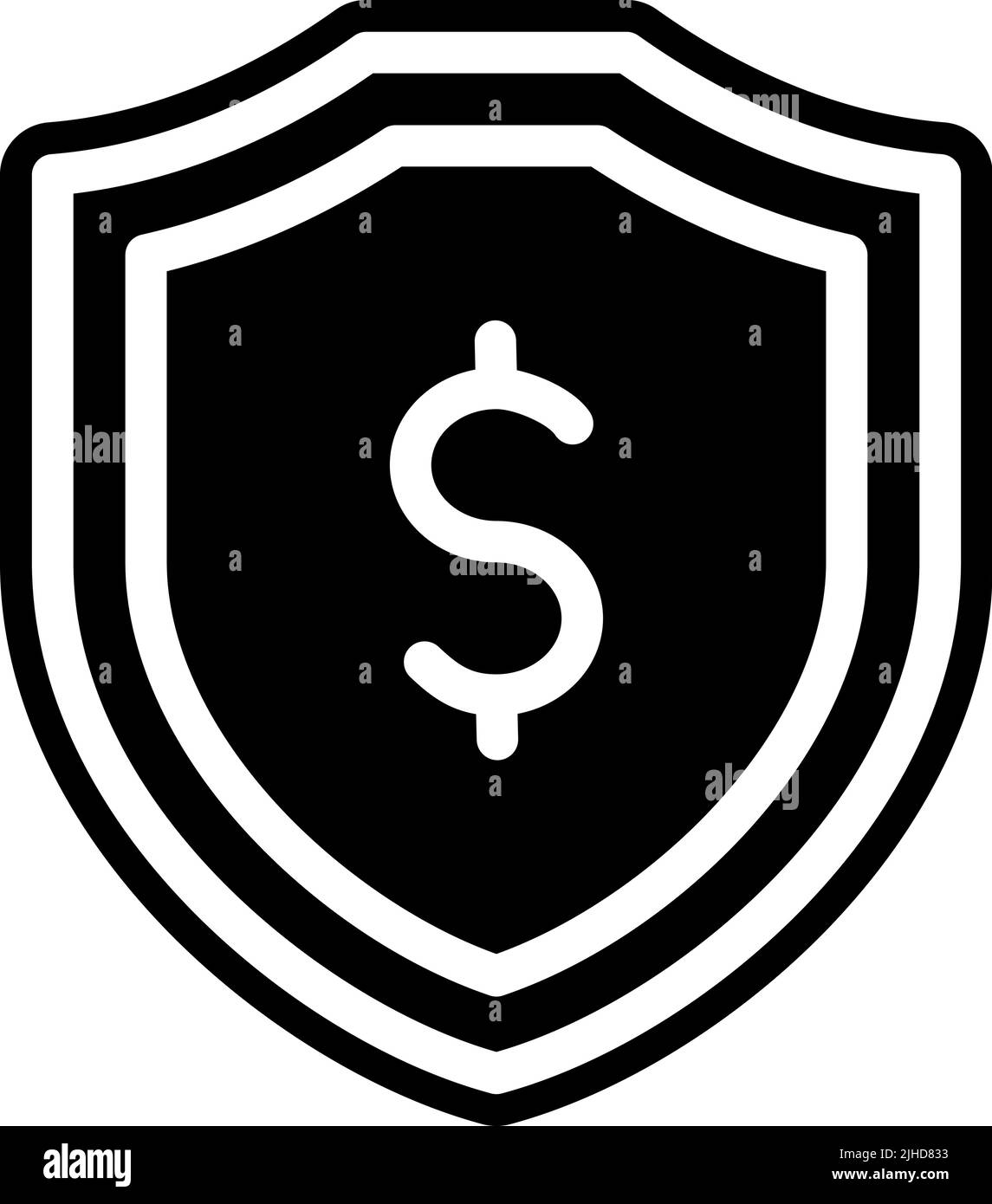 Assurance des affaires et des finances . Illustration de Vecteur